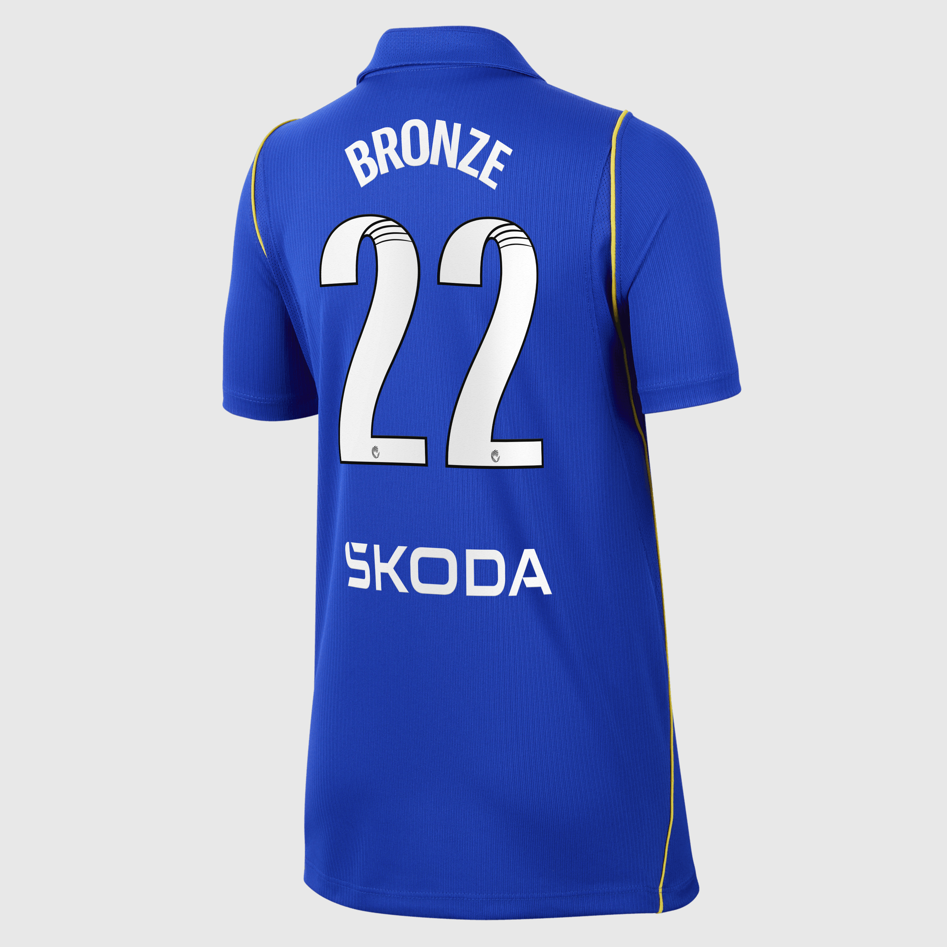 Chelsea WSL Nike Home Stadium Shirt 2026-27 - Kids with Bronze 22 printing, , rebel_hi-res