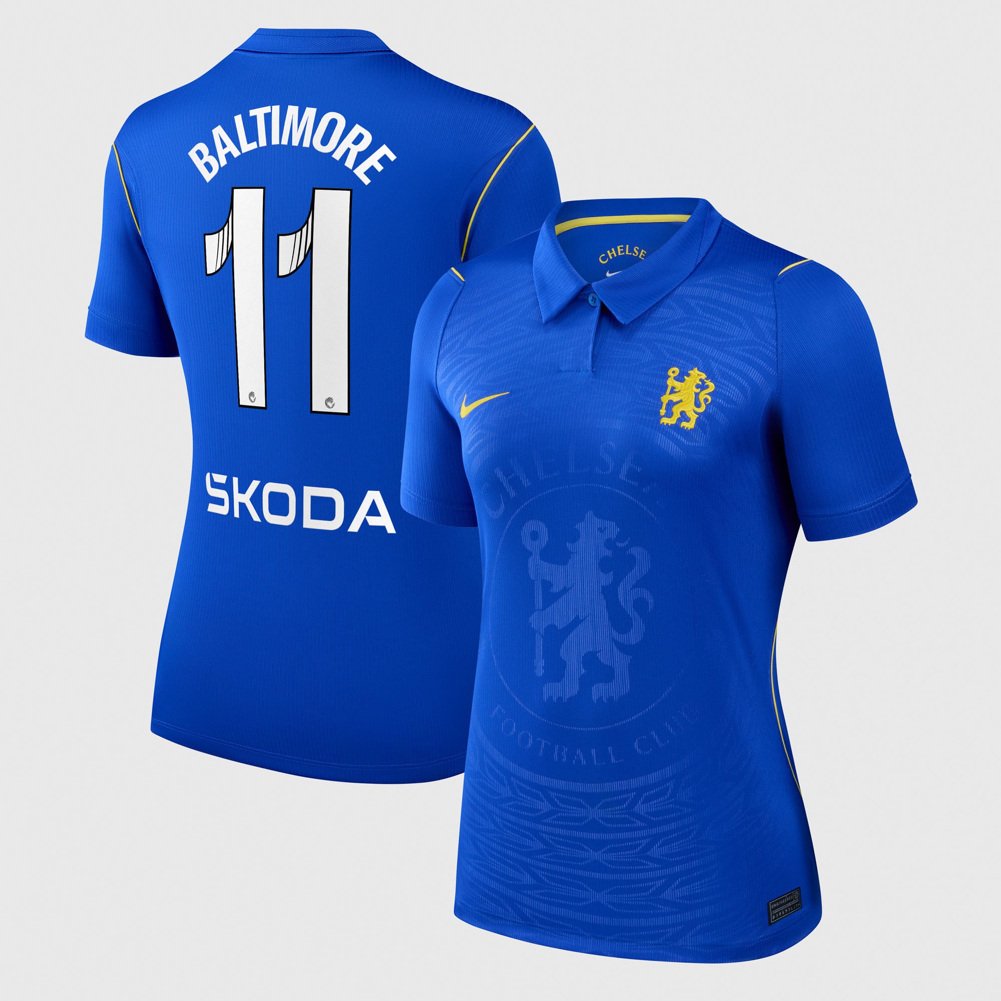 Chelsea WSL Nike Home Stadium Shirt 2026-27 - Womens with Baltimore 11 printing, , rebel_hi-res