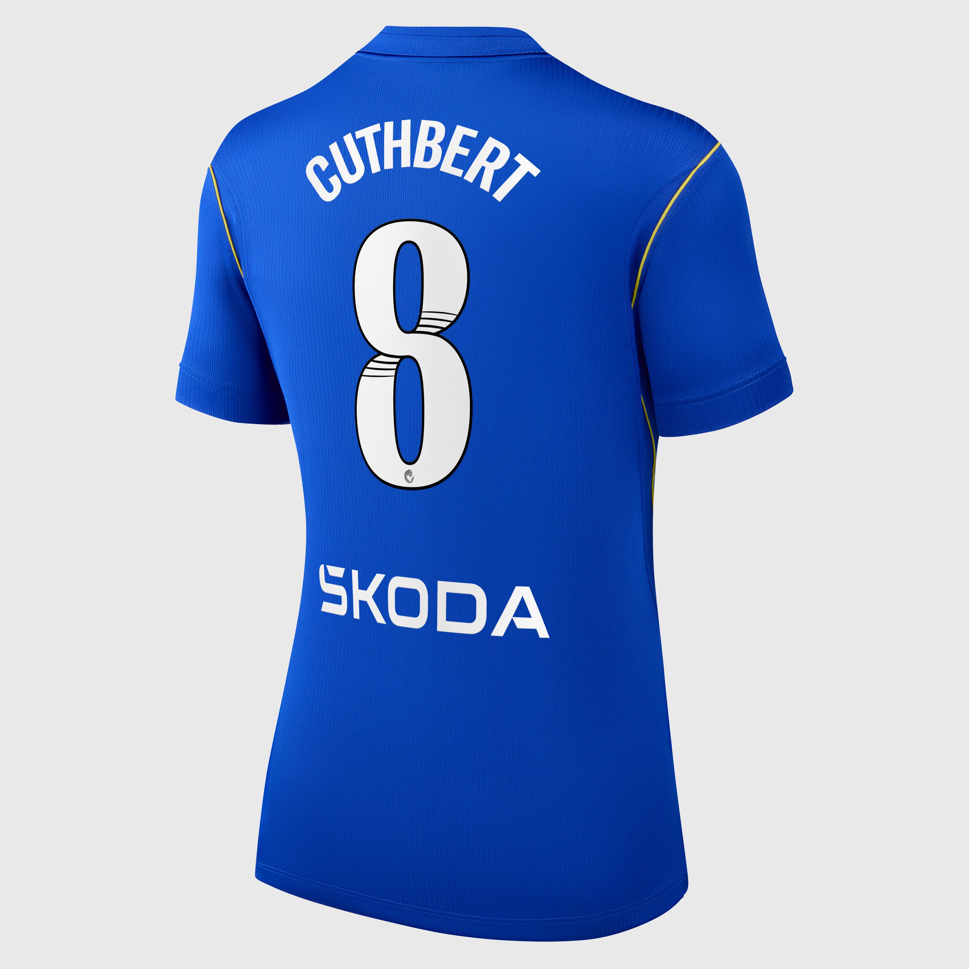 Chelsea WSL Nike Home Stadium Shirt 2026-27 - Womens with Cuthbert 8 printing, , rebel_hi-res
