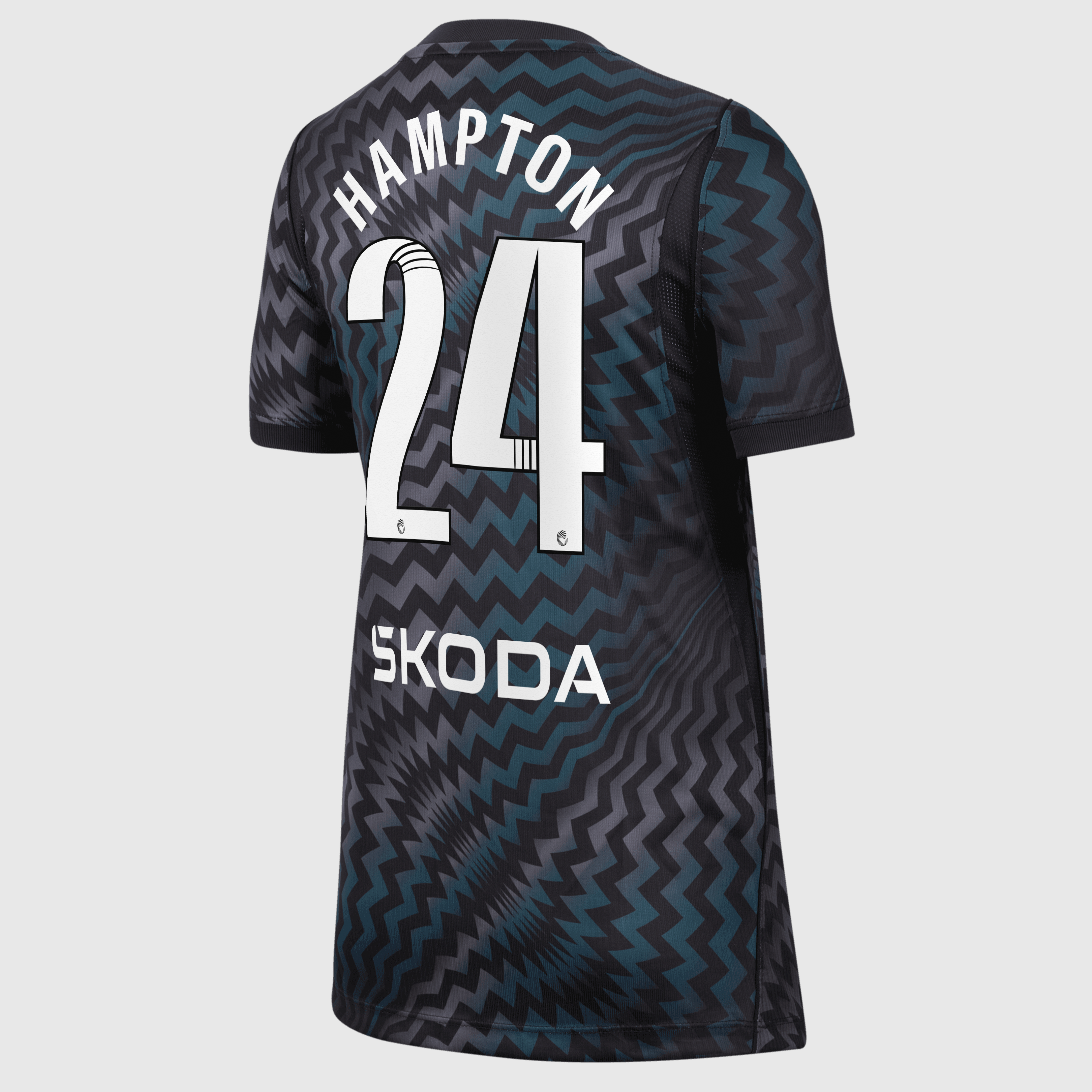 Chelsea WSL Nike Home Goalkeeper Stadium Shirt 2026-27 - Kids with Hampton 24 printing, , rebel_hi-res