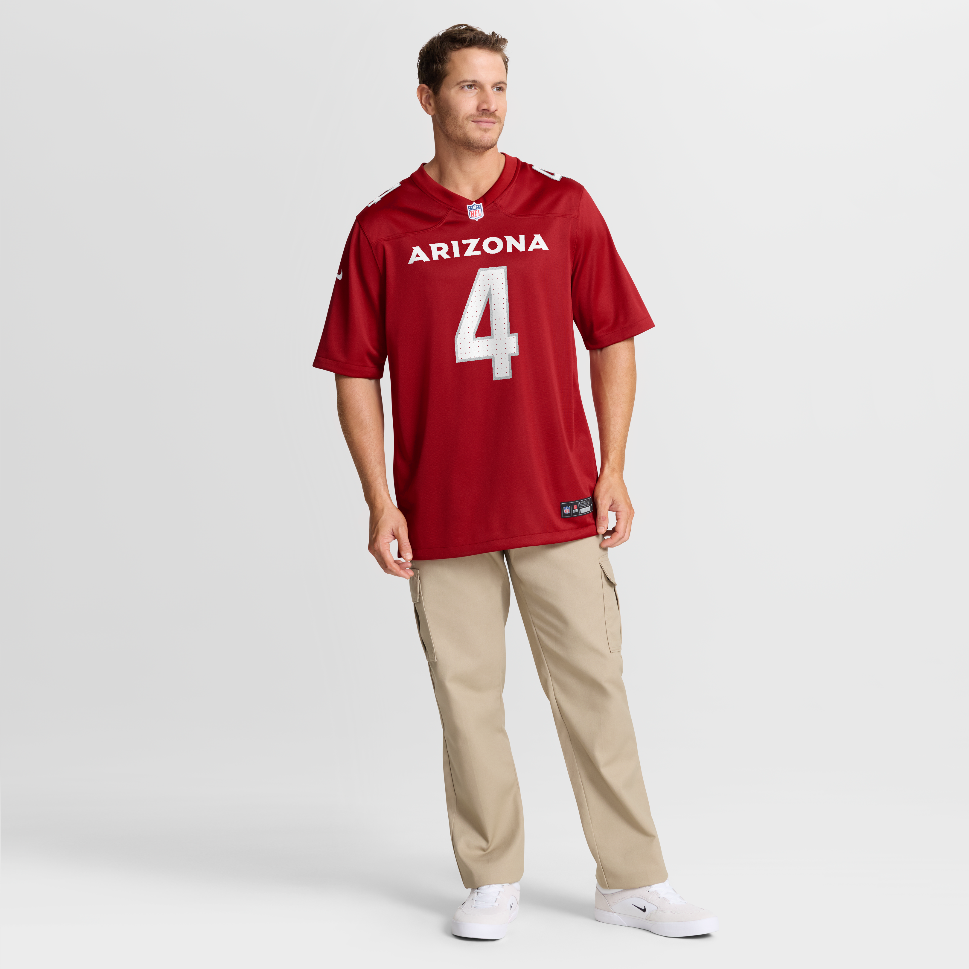Arizona Cardinals Nike Game Home Jersey - Jeremiyah Love - Mens, , rebel_hi-res