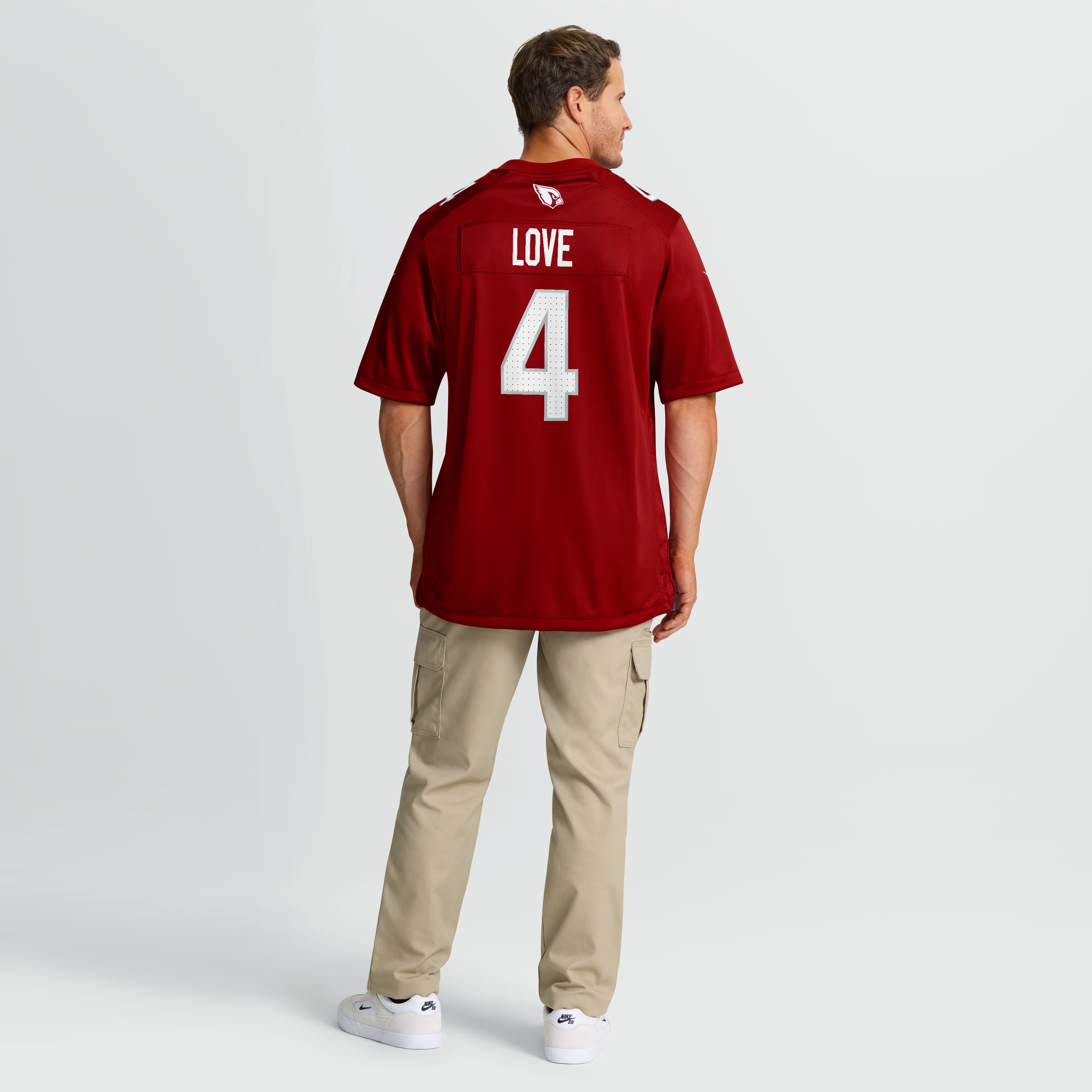 Arizona Cardinals Nike Game Home Jersey - Jeremiyah Love - Mens, , rebel_hi-res