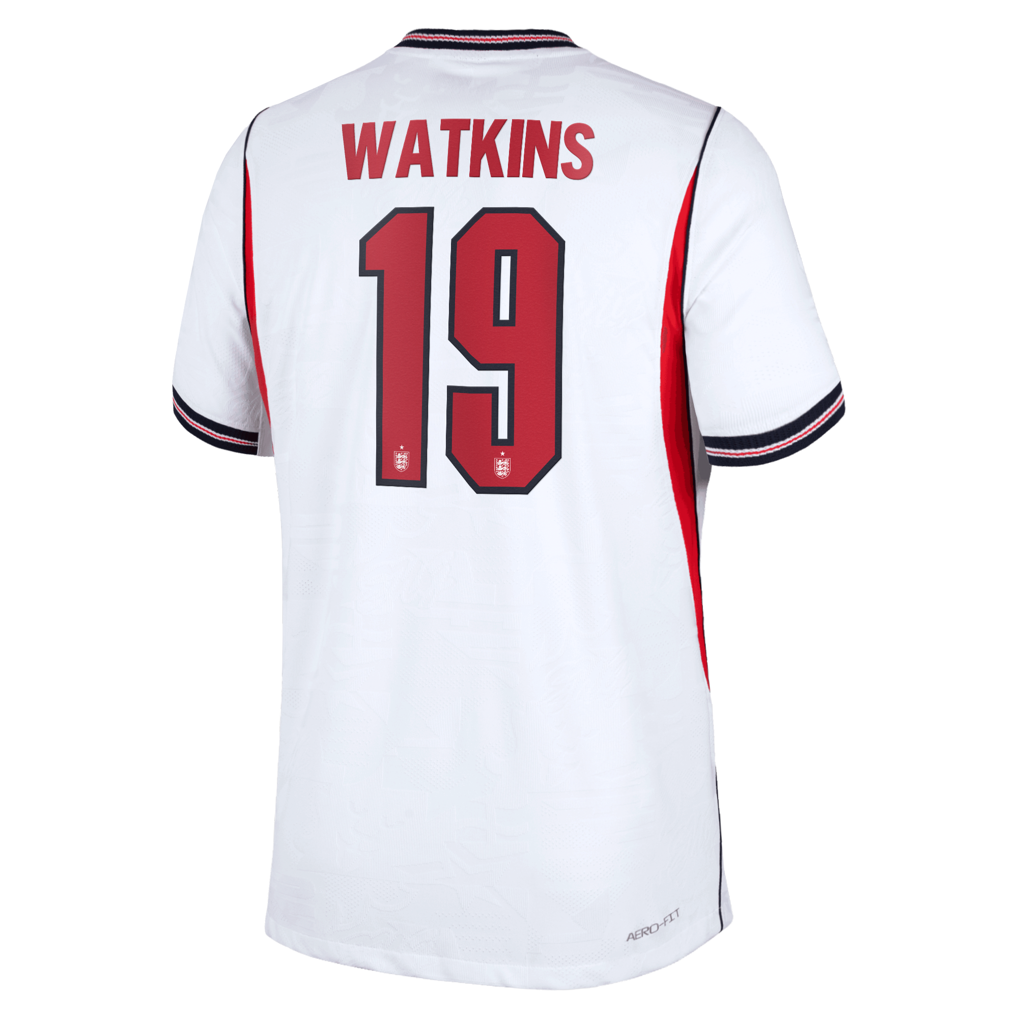 England Nike Home Aero-FIT Match Shirt 2026 with Watkins 19 printing, , rebel_hi-res