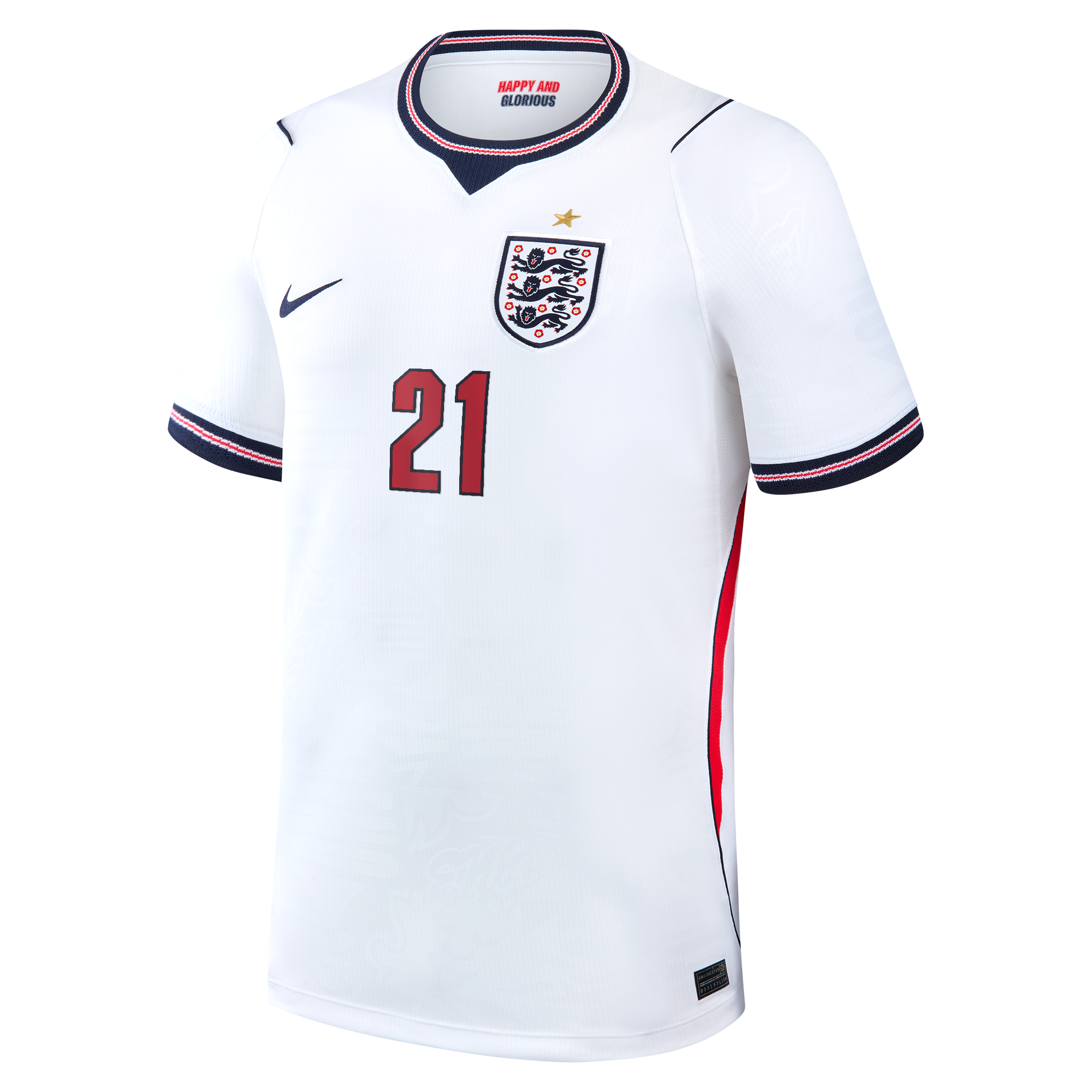 England Nike Home Stadium Shirt 2026 with Eze 21 printing, , rebel_hi-res