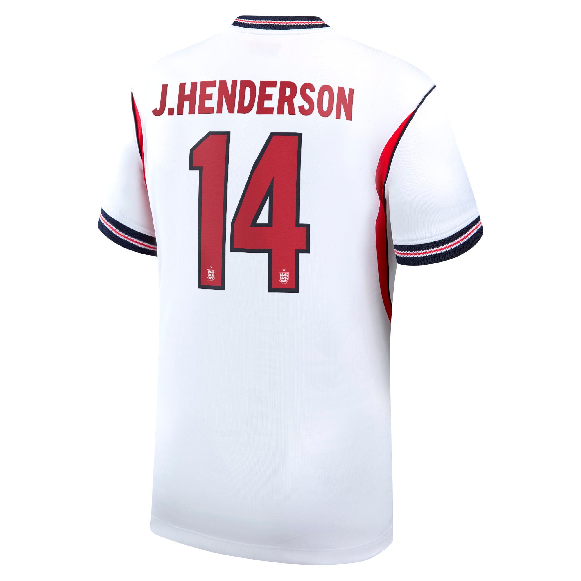 England Nike Home Stadium Shirt 2026 with J.Henderson 14 printing, , rebel_hi-res