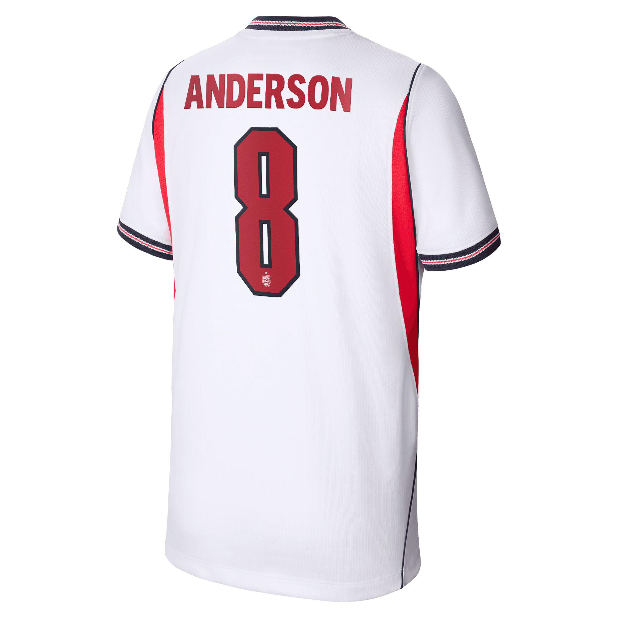 England Nike Home Stadium Shirt 2026 - Kids with Anderson 8 printing, , rebel_hi-res