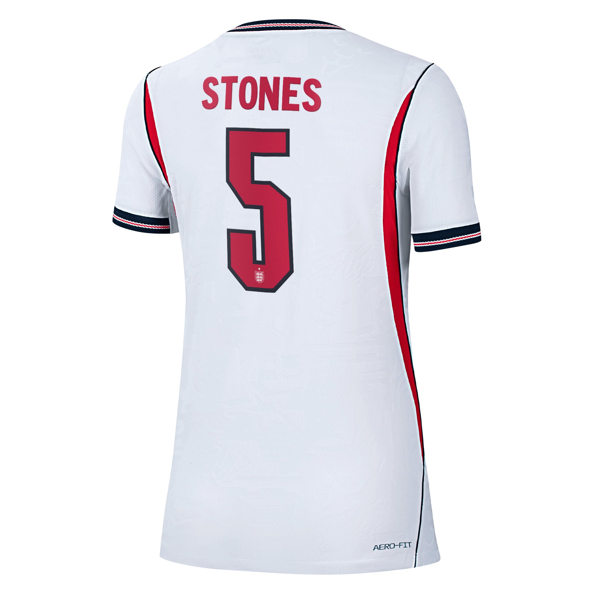 England Nike Home Aero-FIT Match Shirt 2026 - Womens with Stones 5 printing, , rebel_hi-res