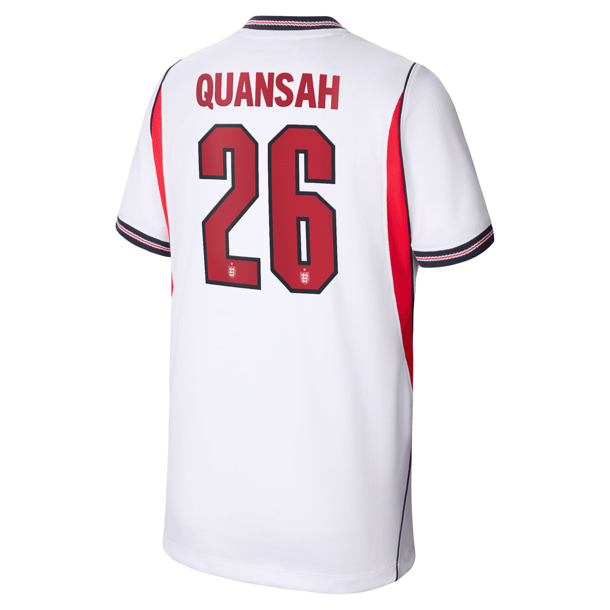 England Nike Home Stadium Shirt 2026 - Kids with Quansah 26 printing, , rebel_hi-res