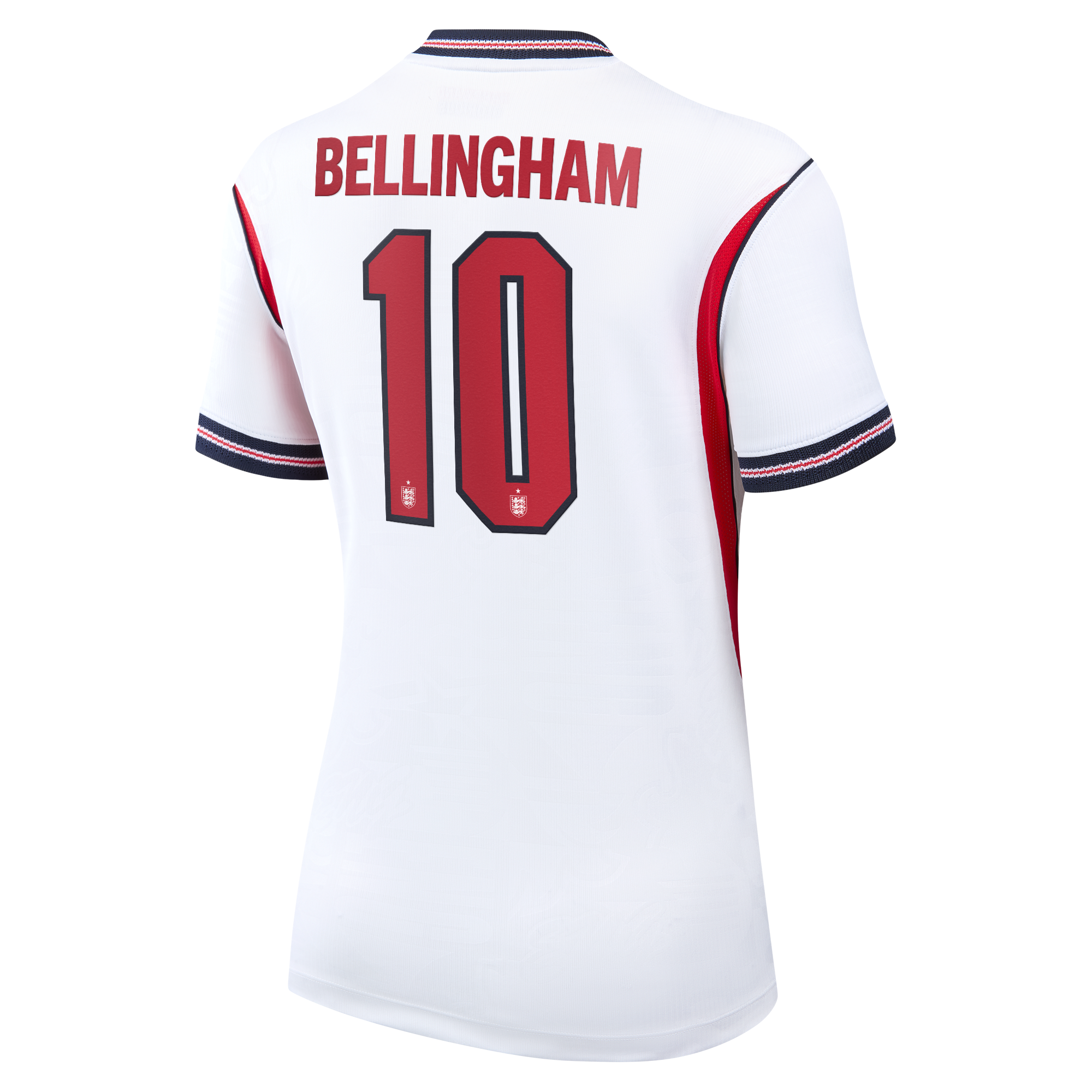 England Nike Home Stadium Shirt 2026 - Womens with Bellingham 10 printing, , rebel_hi-res