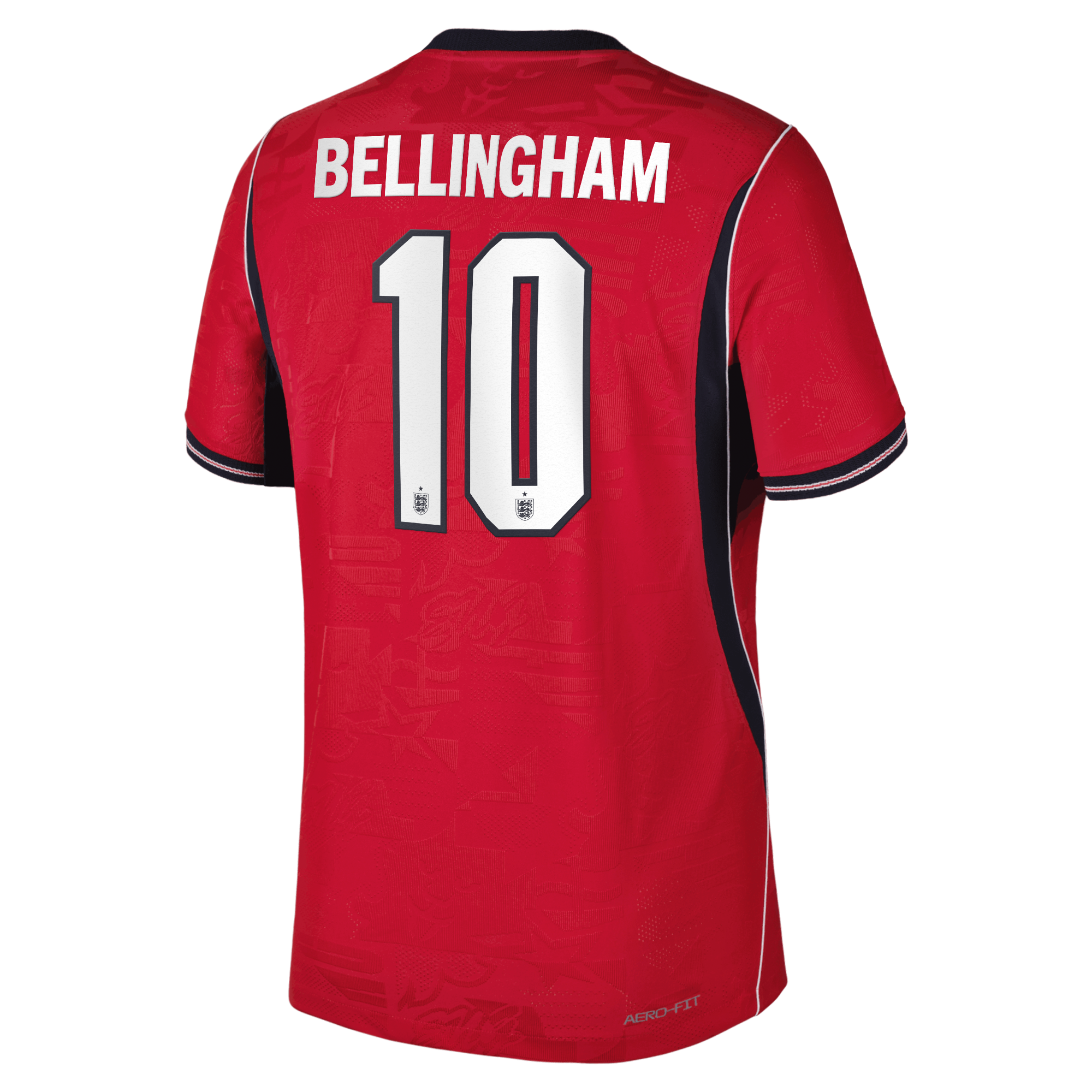 England Nike Away Aero-FIT Match Shirt 2026 with Bellingham 10 printing, , rebel_hi-res