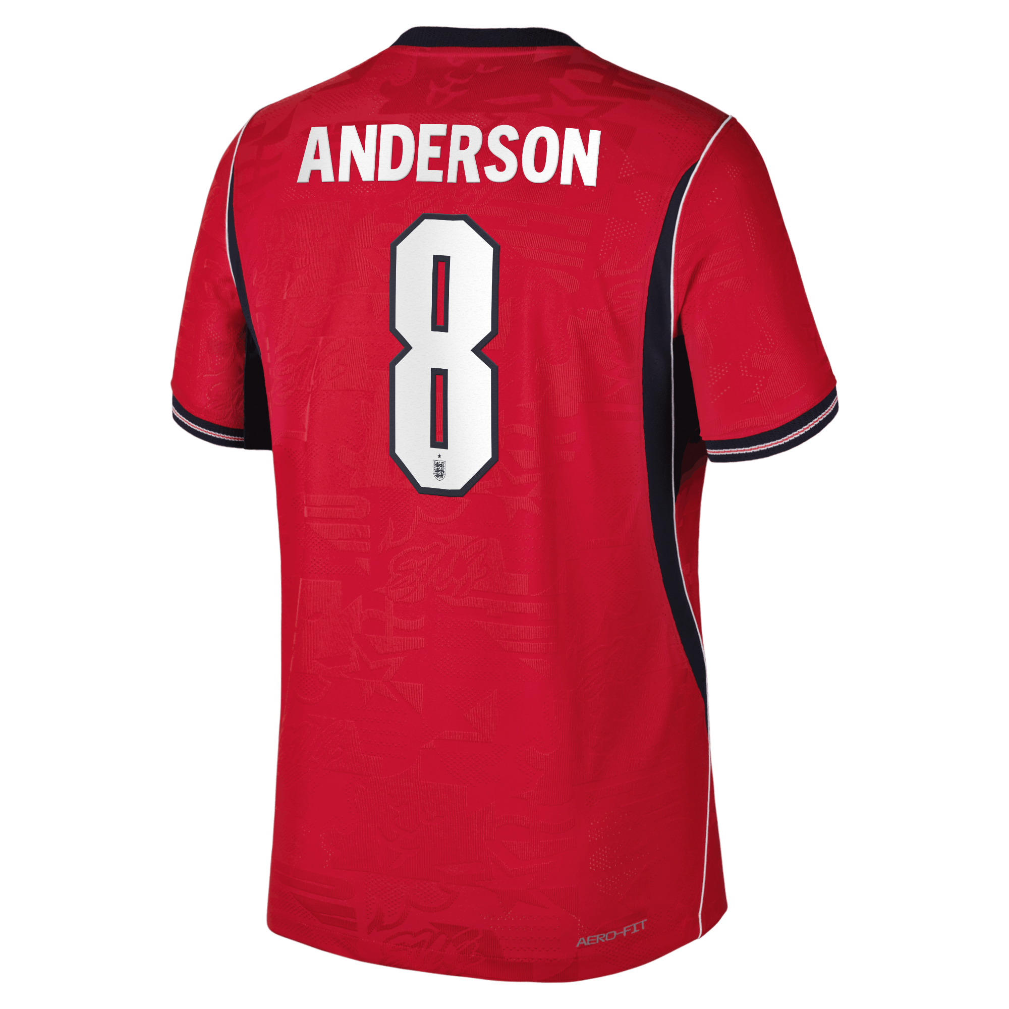 England Nike Away Aero-FIT Match Shirt 2026 with Anderson 8 printing, , rebel_hi-res