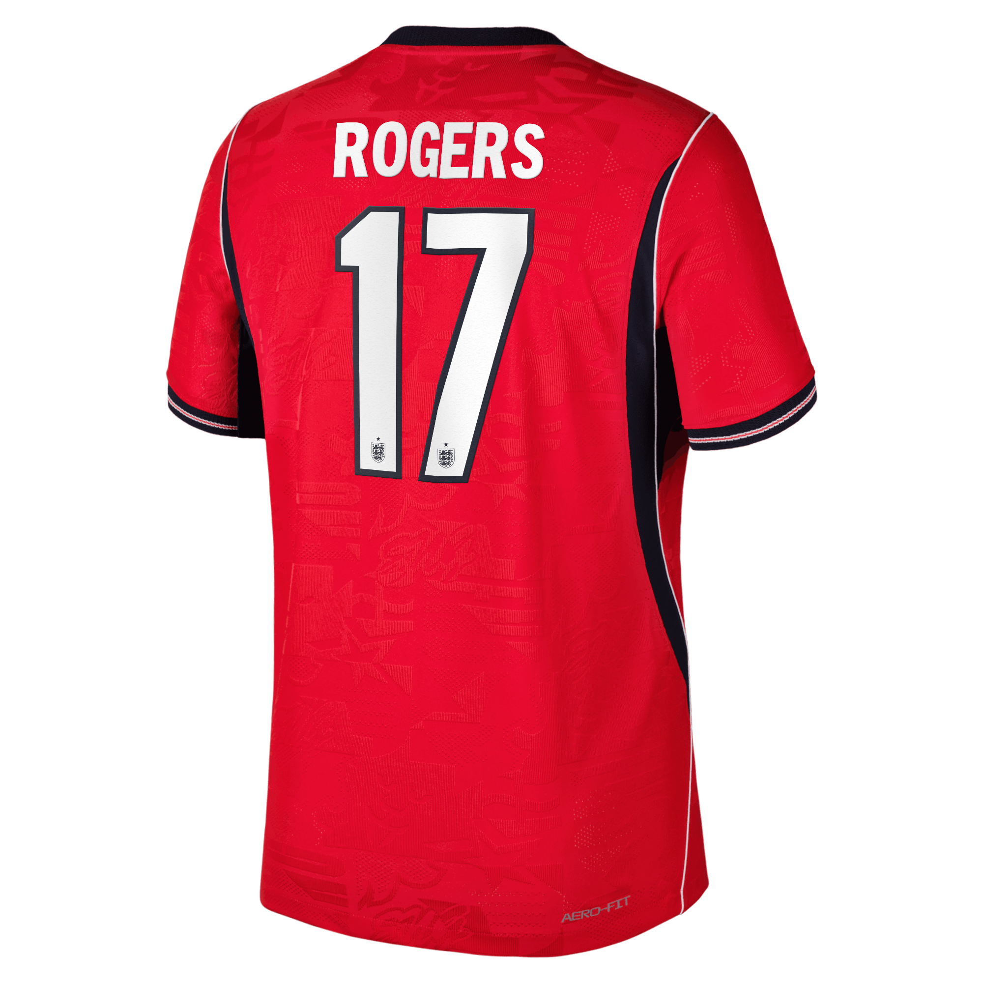 England Nike Away Aero-FIT Match Shirt 2026 with Rogers 17 printing, , rebel_hi-res