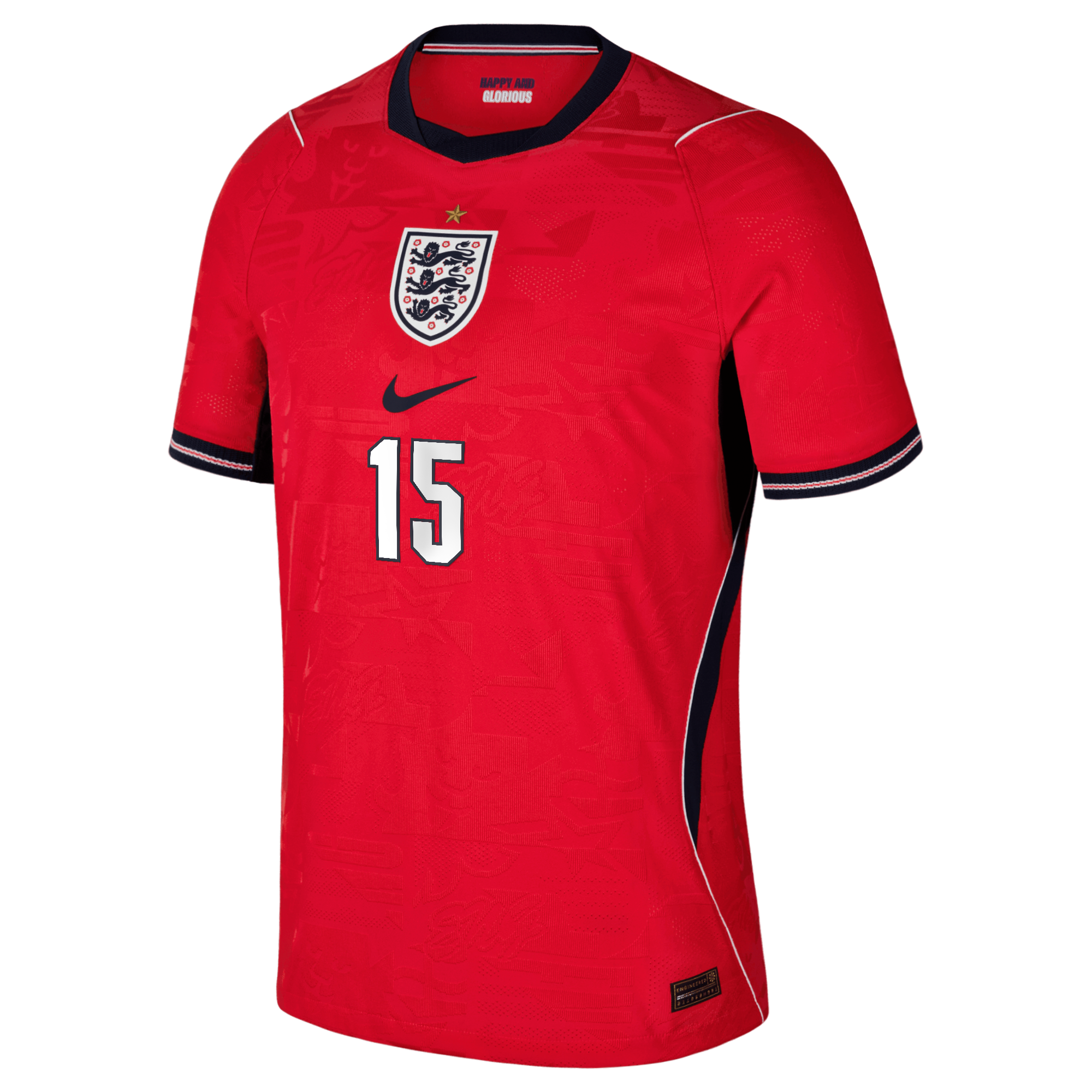 England Nike Away Aero-FIT Match Shirt 2026 with Burn 15 printing, , rebel_hi-res