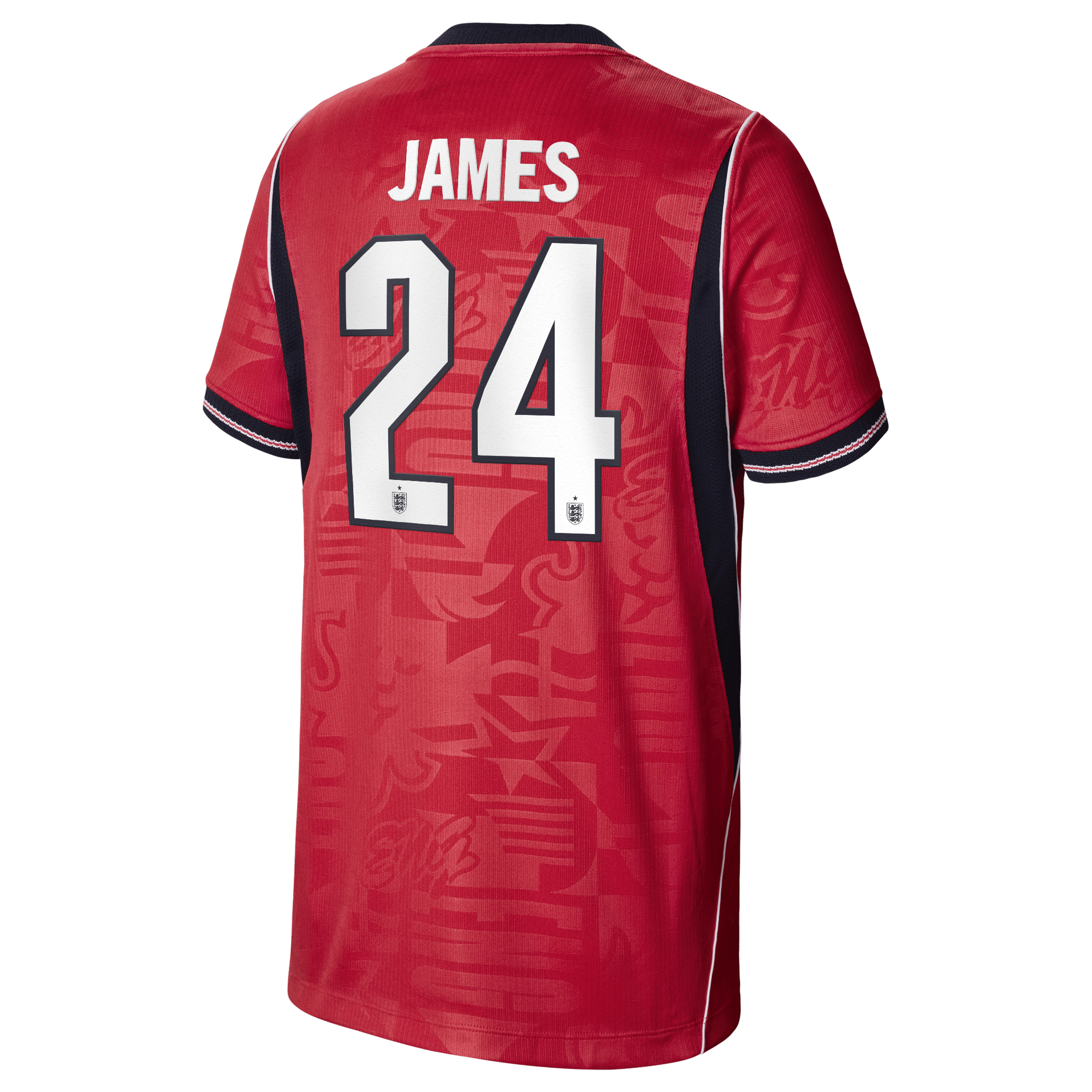 England Nike Away Stadium Shirt 2026 - Kids with James 24 printing, , rebel_hi-res