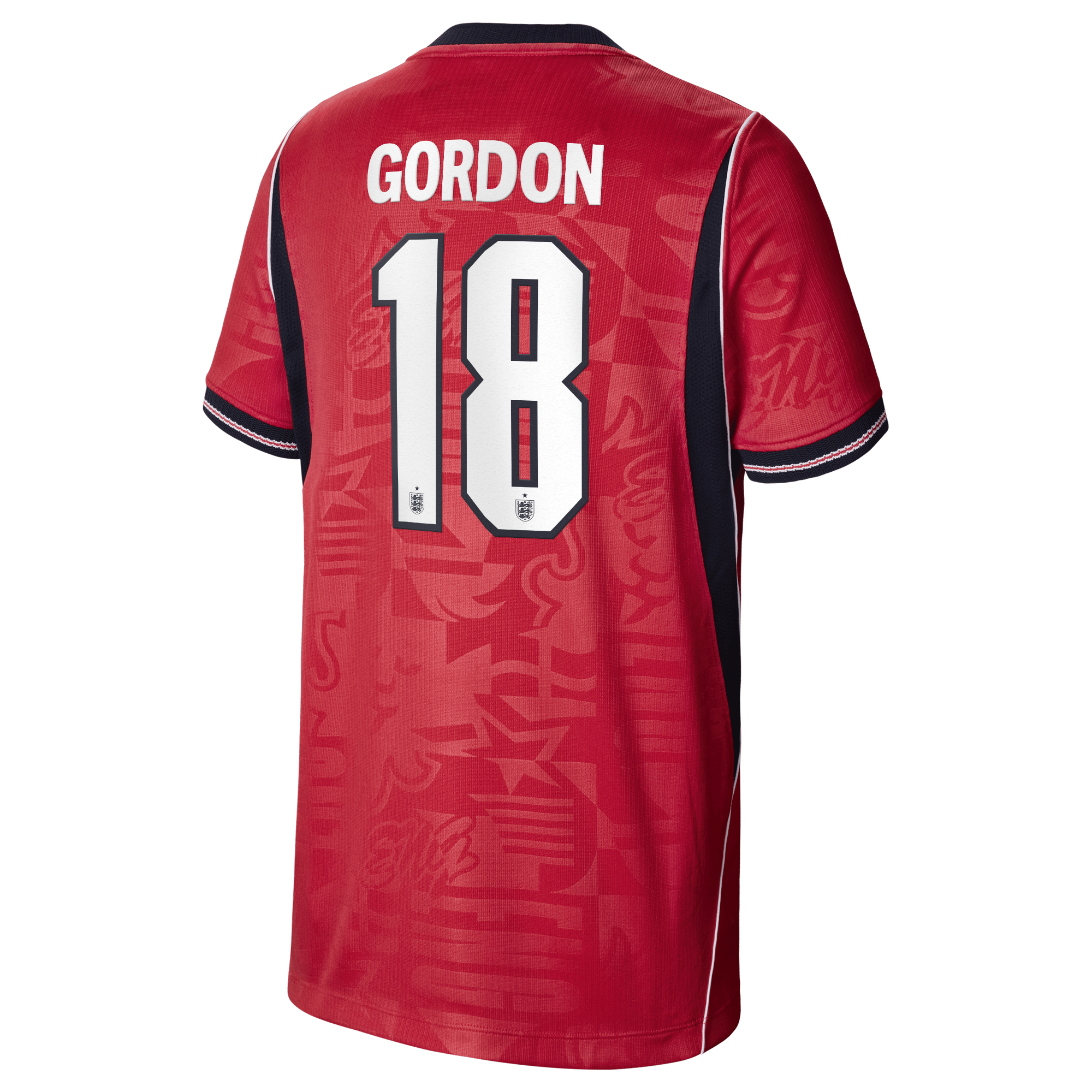 England Nike Away Stadium Shirt 2026 - Kids with Gordon 18 printing, , rebel_hi-res