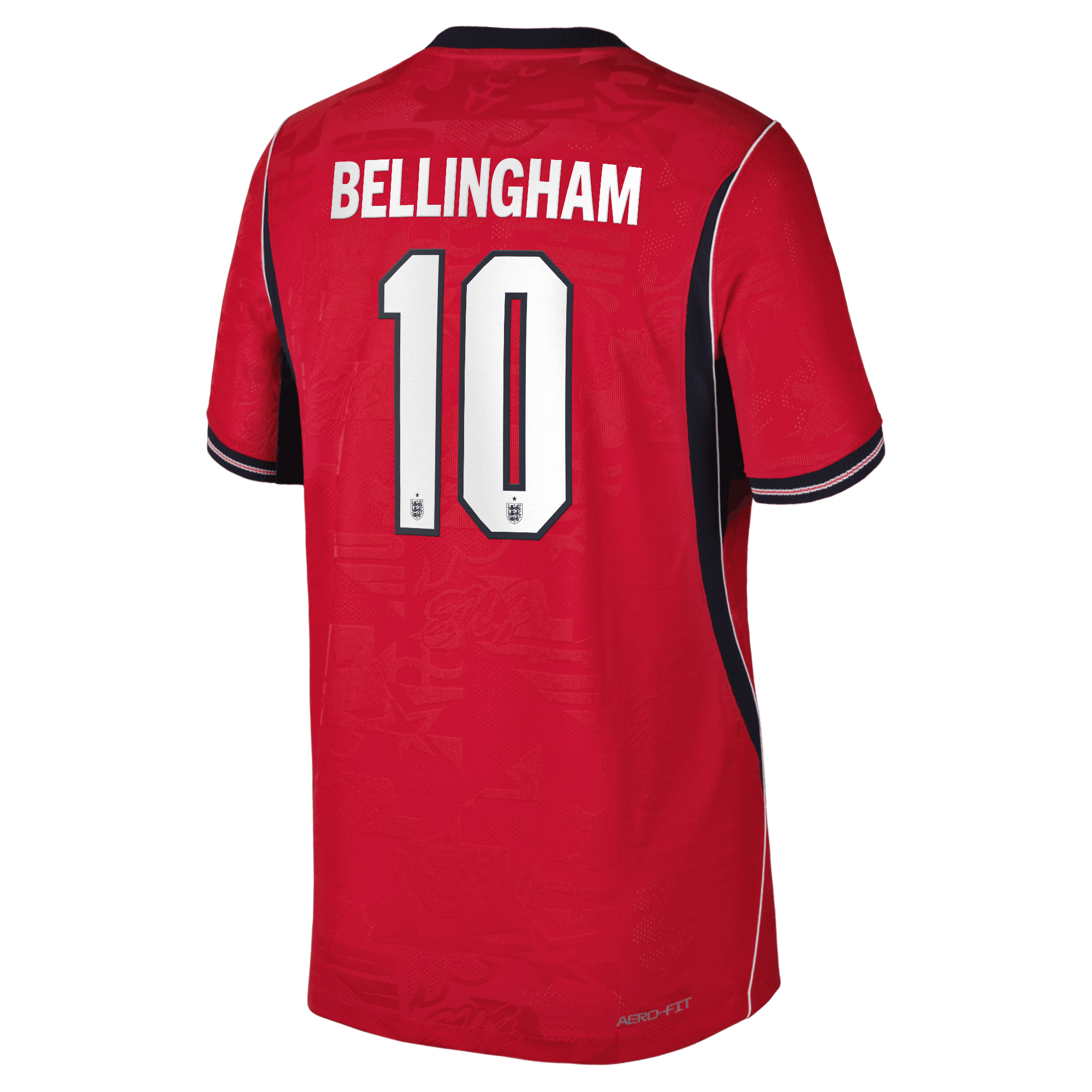 England Nike Away Aero-FIT Match Shirt 2026 - Kids with Bellingham 10 printing, , rebel_hi-res