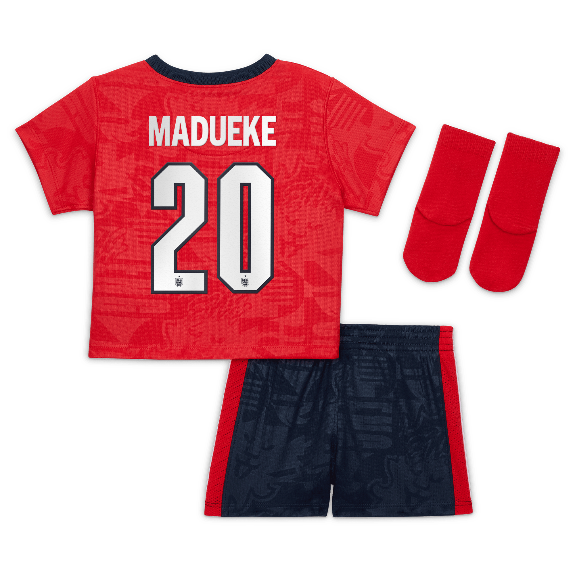 England Nike Away Stadium Mini Kit 2026 - Infants with Madueke 20 printing, , rebel_hi-res