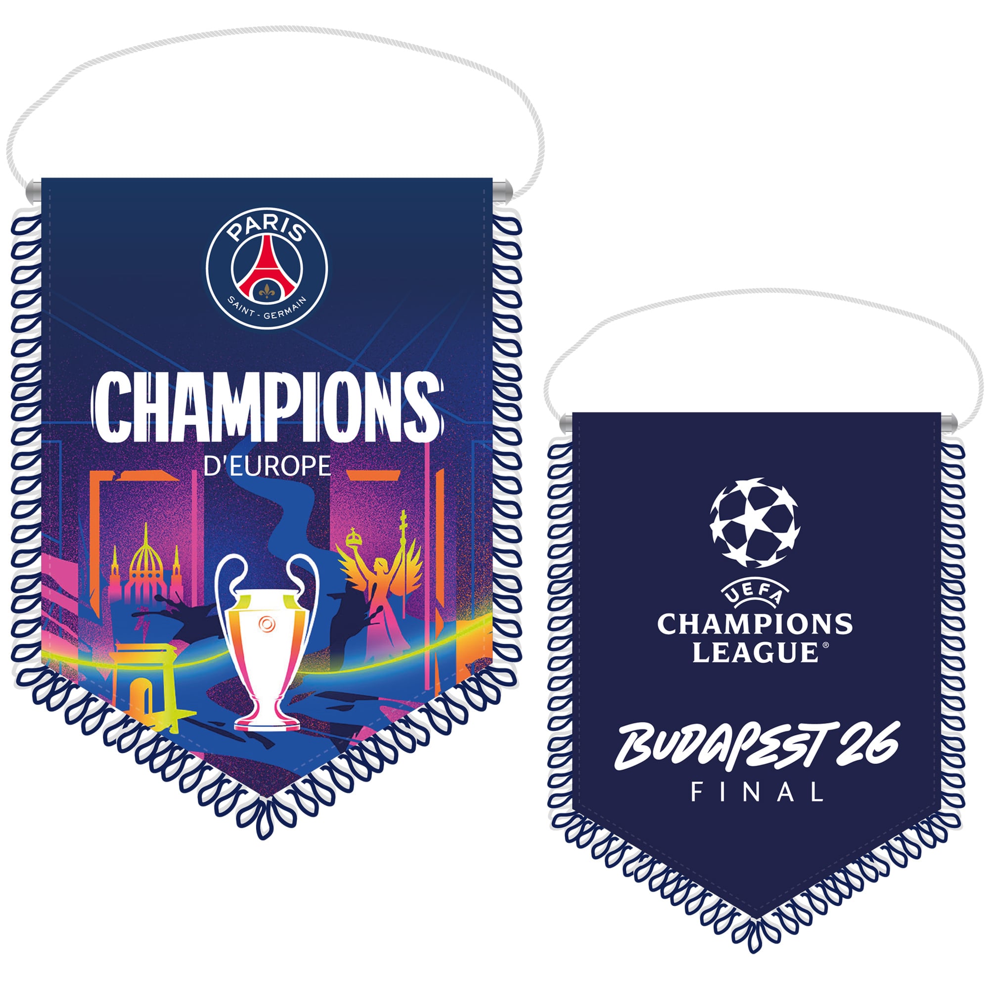 PSG UCL Champions 2026 Pennant, , rebel_hi-res