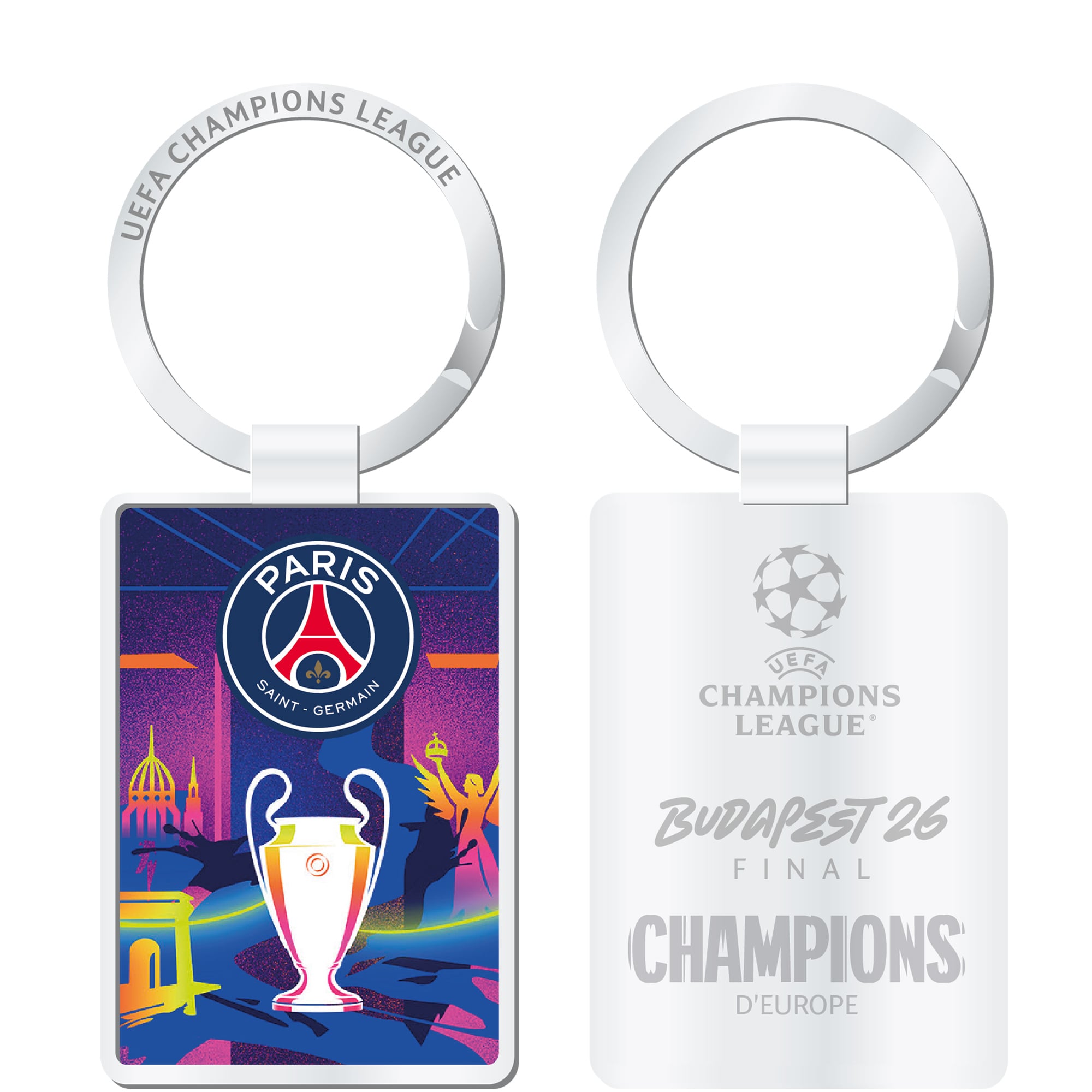 PSG UCL Champions 2026 Keyring, , rebel_hi-res