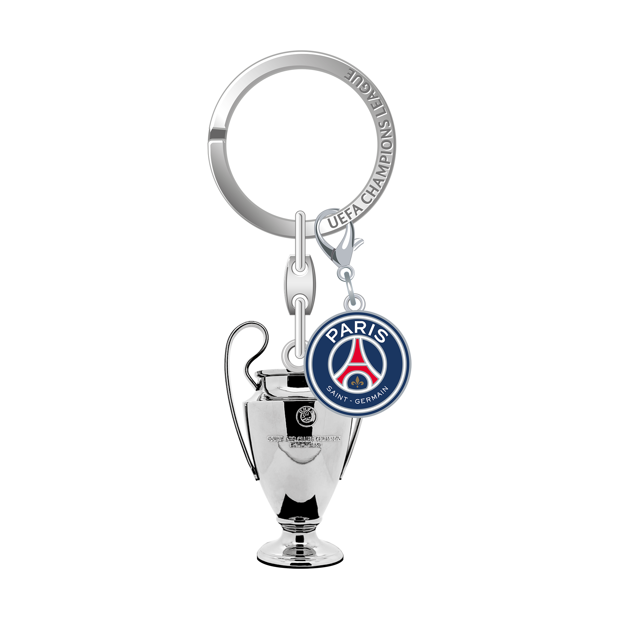 PSG UCL Champions 2026 Trophy Keyring, , rebel_hi-res