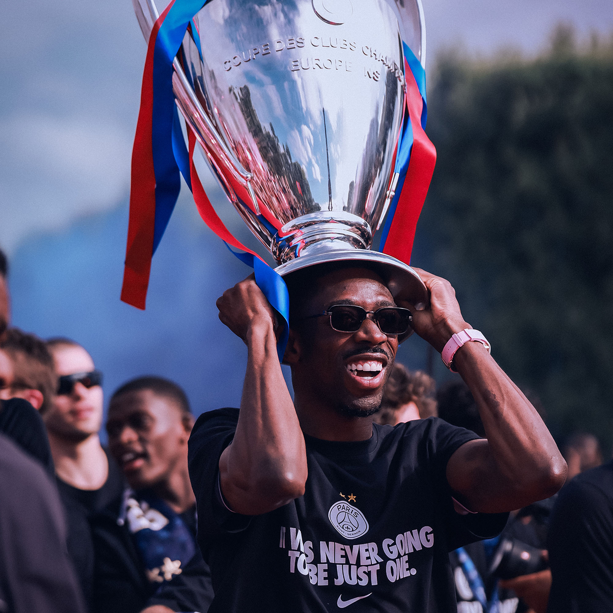 PSG Nike Winners T-Shirt - Navy, , rebel_hi-res