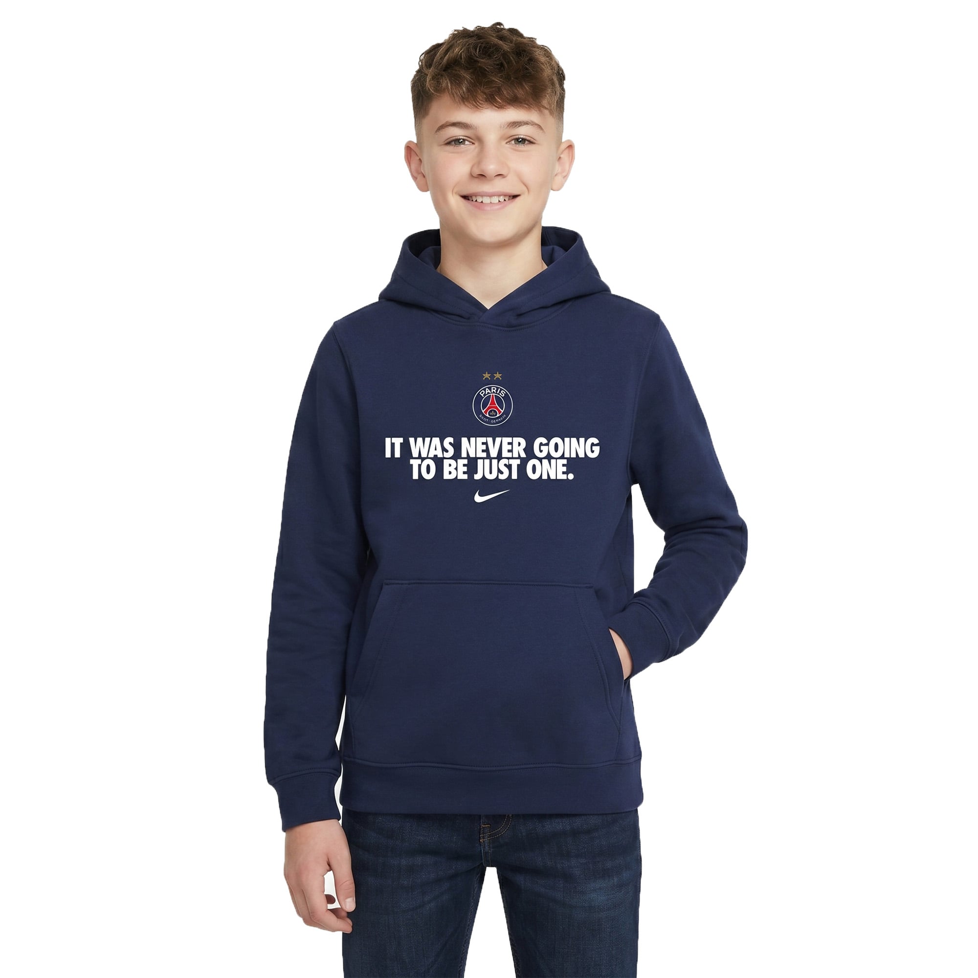 PSG Nike Winners Hoodie - Navy - Kids, , rebel_hi-res