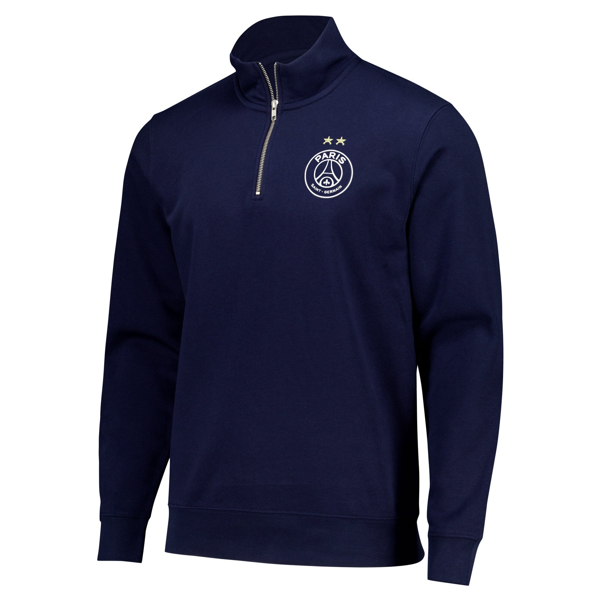 PSG Eiffel 2 Star Graphic 1/4 Zip Top - French Navy, , rebel_hi-res