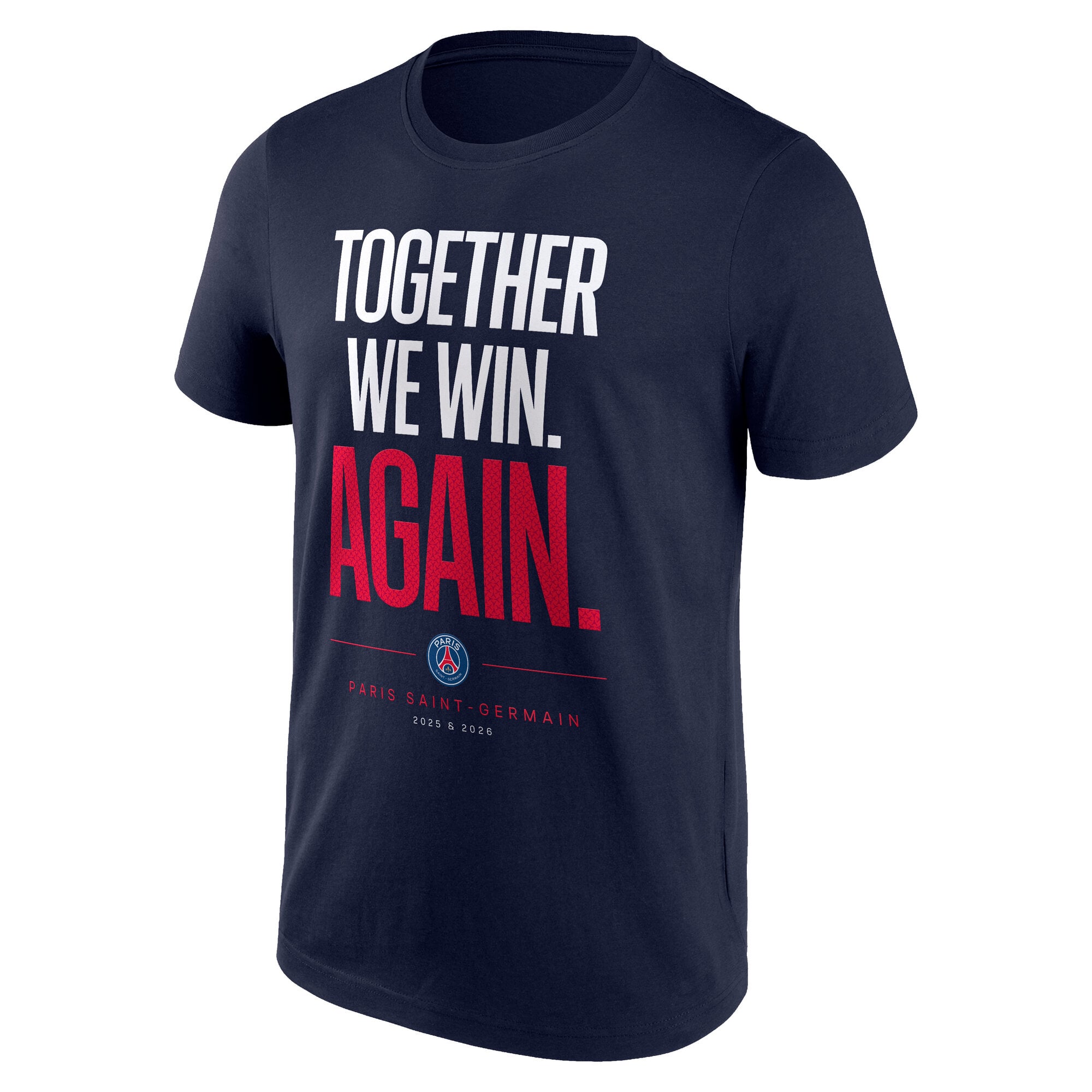 PSG European Champions Roster Graphic T-Shirt - Navy, , rebel_hi-res