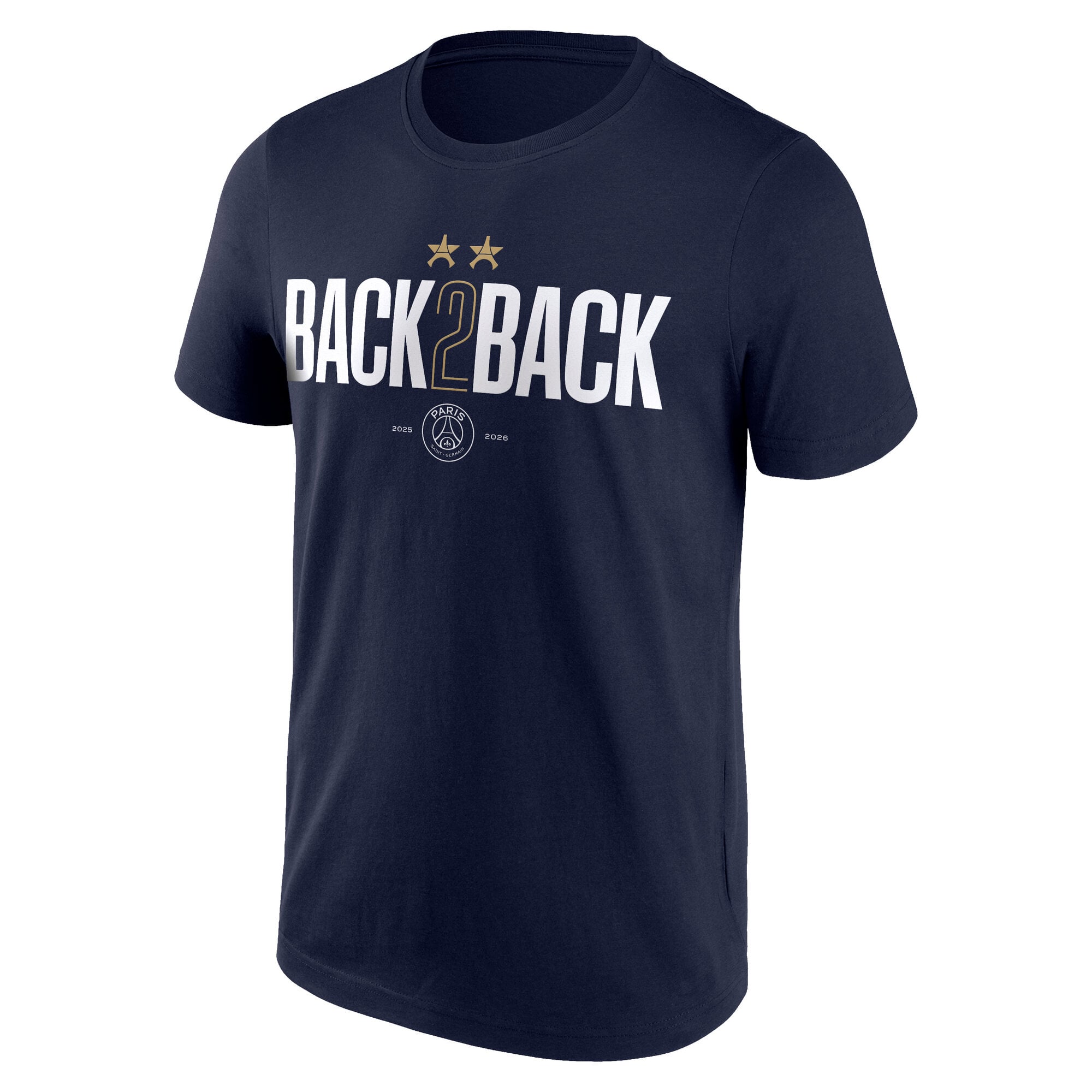 PSG Winner Back to Back 2 Star Graphic T-Shirt - Navy, , rebel_hi-res