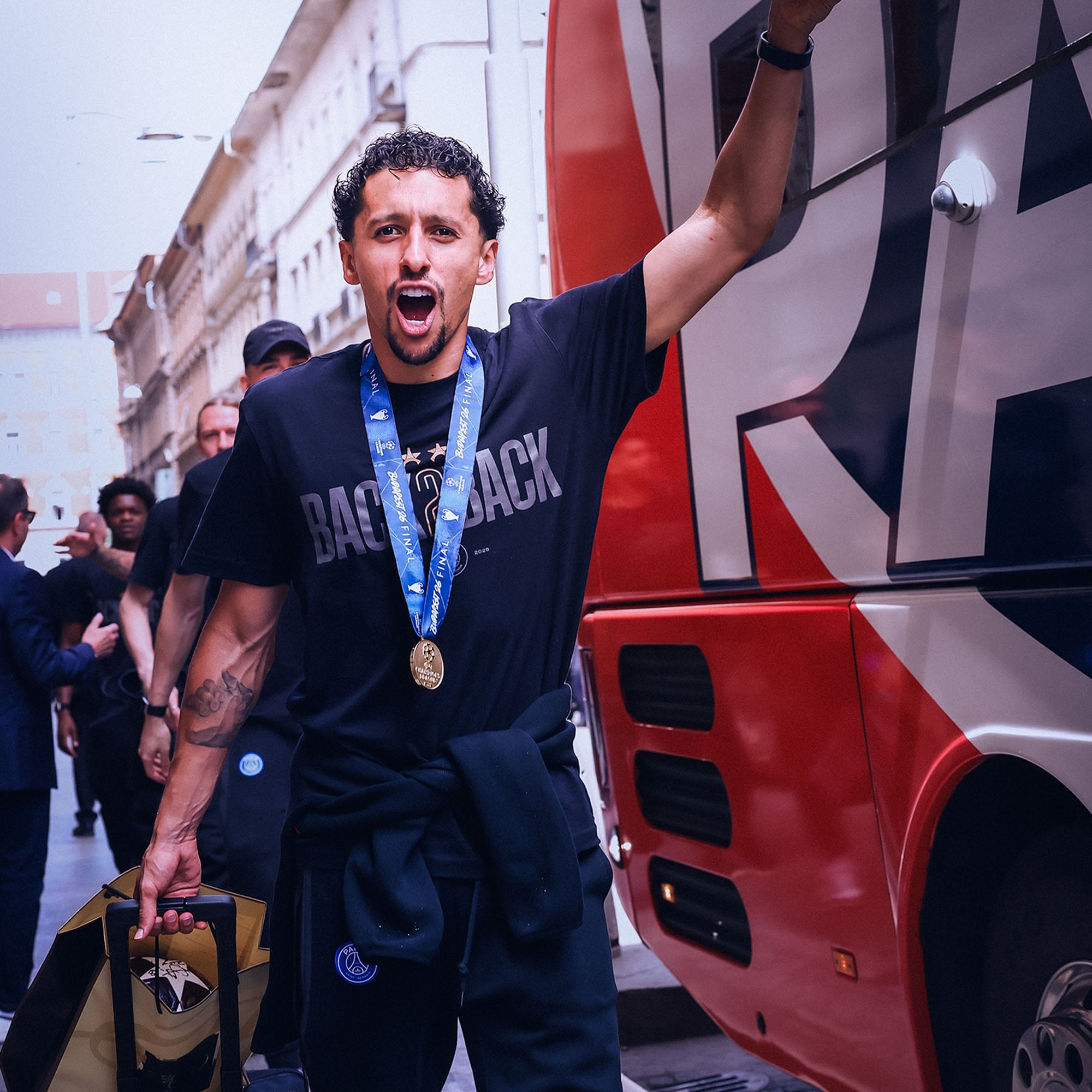 PSG Winner Back to Back 2 Star Graphic T-Shirt - Navy, , rebel_hi-res