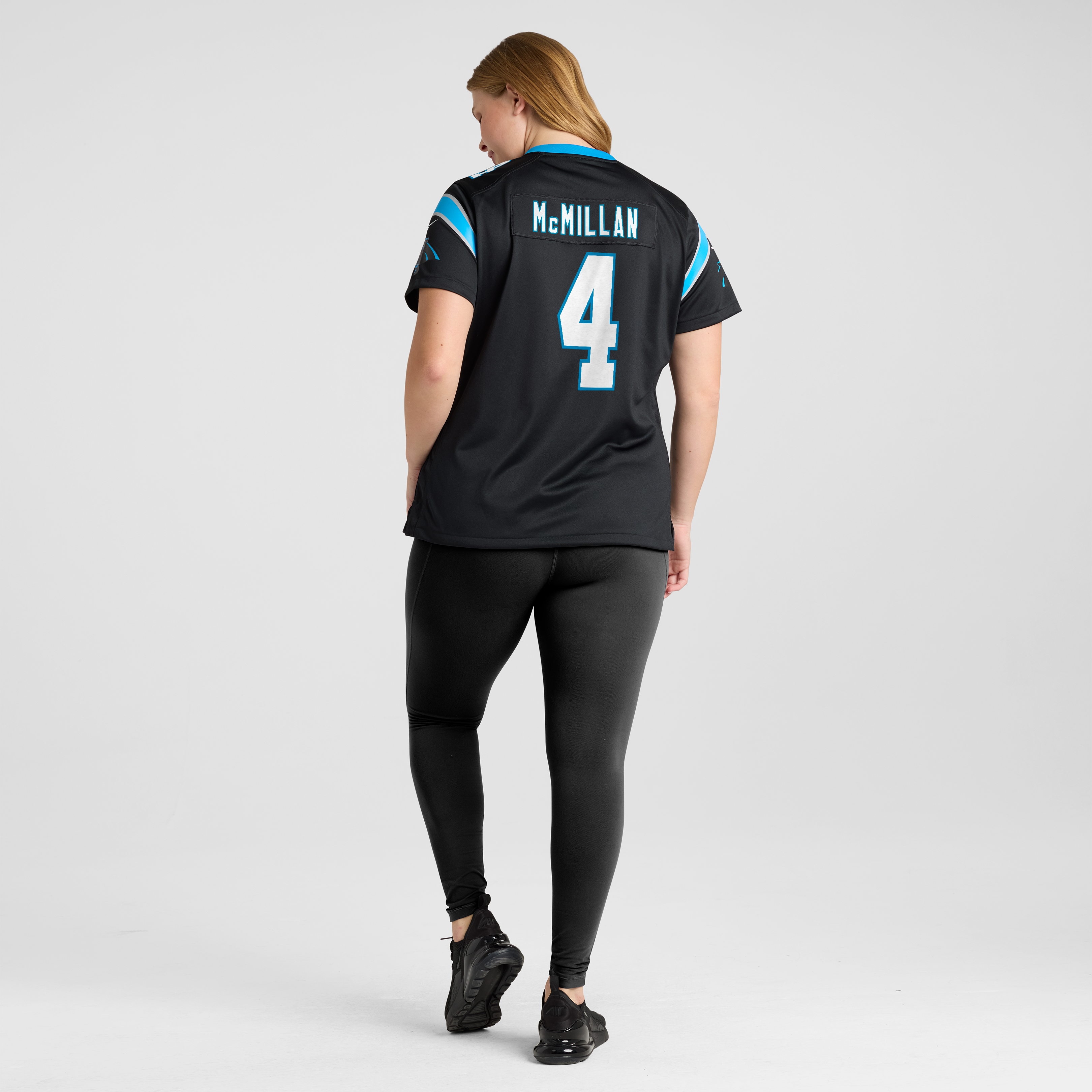 Carolina Panthers Nike Home Game Jersey - Black - Tetairoa McMillan - Womens, , rebel_hi-res