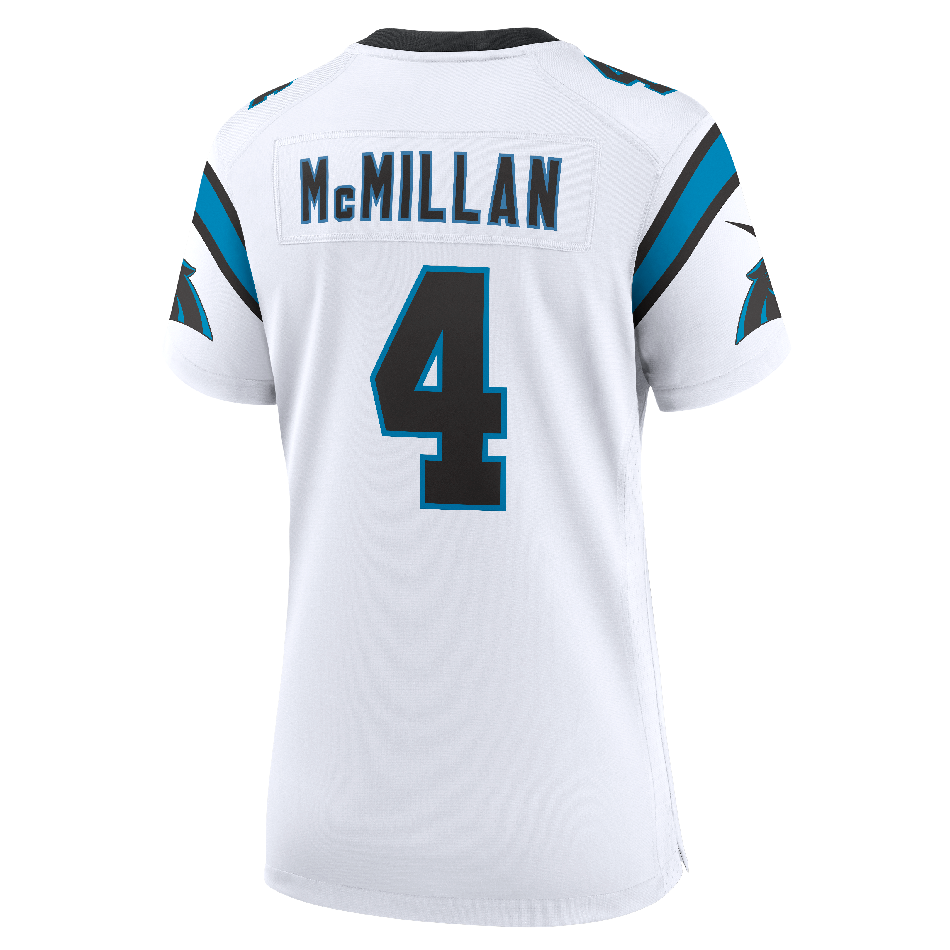Carolina Panthers Nike Road Game Jersey - White - Tetairoa McMillan - Womens, , rebel_hi-res