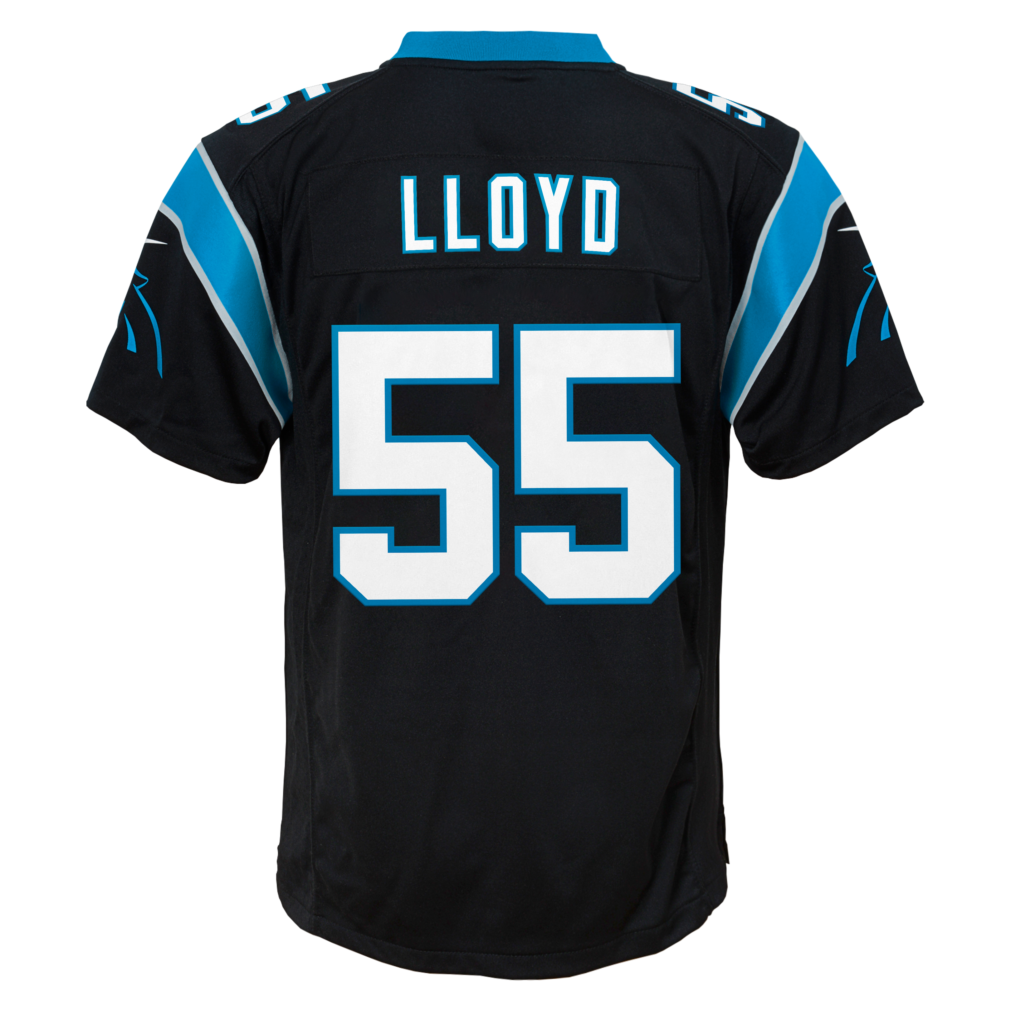 Carolina Panthers Nike Game Team Colour Jersey - Devin Lloyd - Youth, , rebel_hi-res