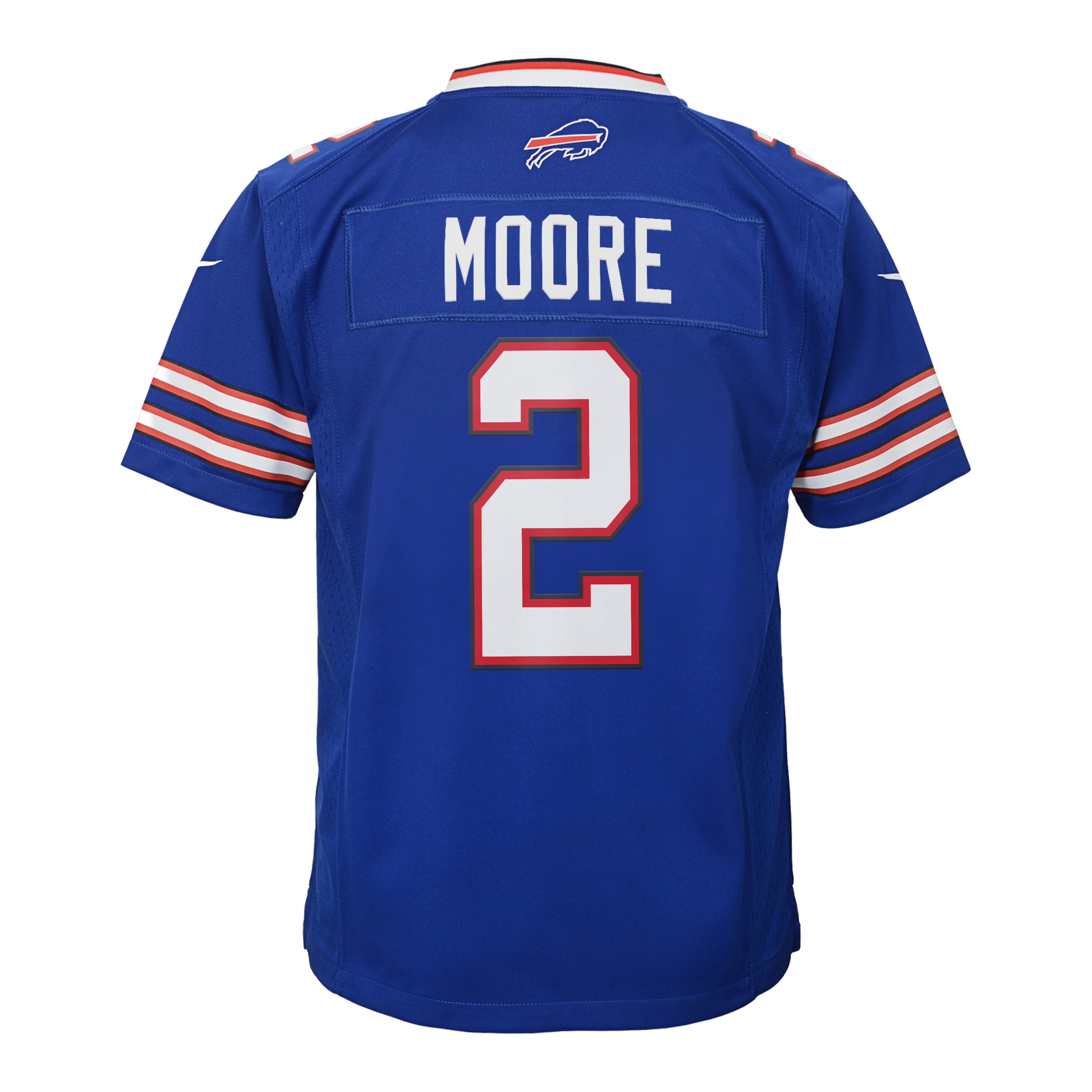 Buffalo Bills Home Game Jersey - D.J. Moore - Youth, , rebel_hi-res