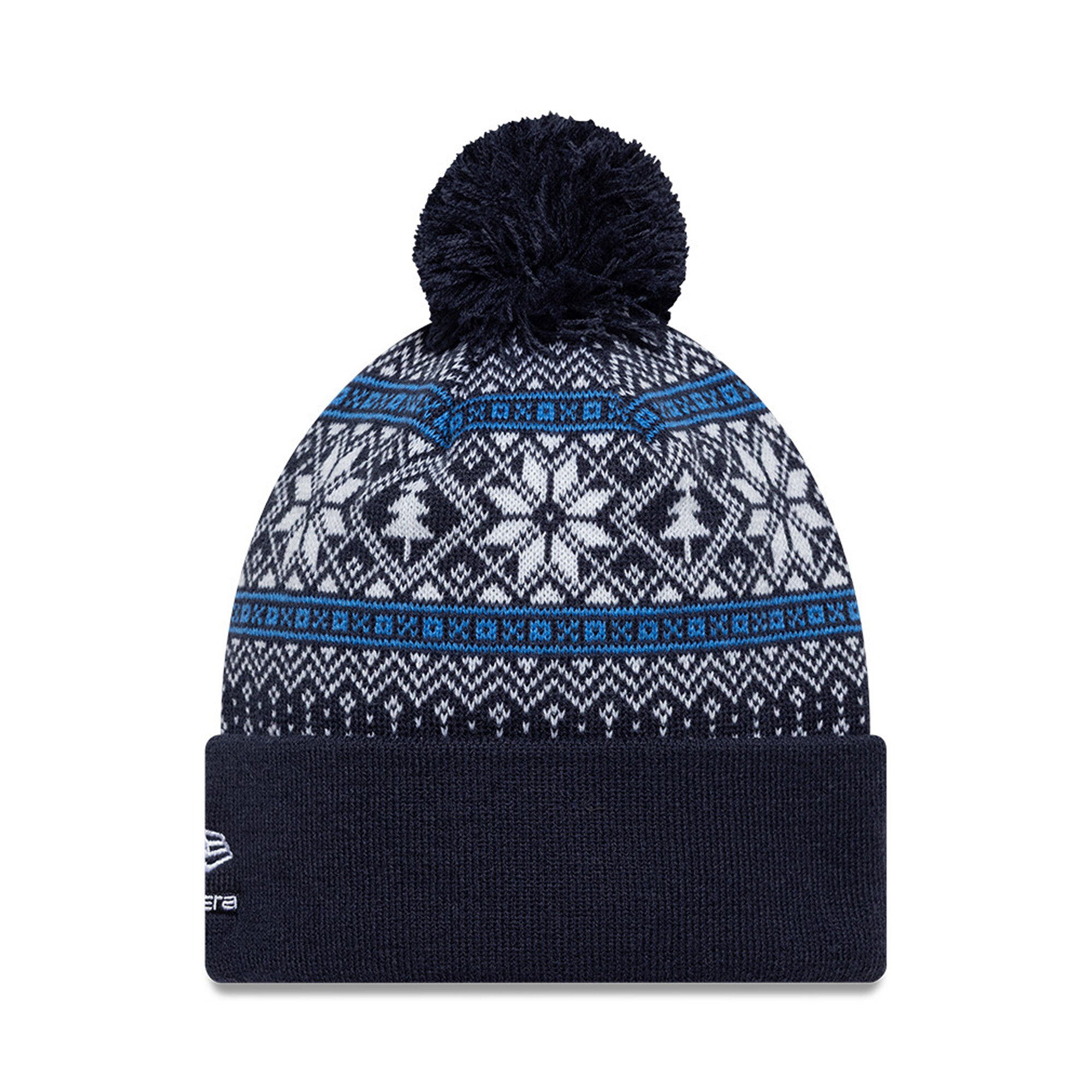 Williams Racing New Era Christmas Bobble Cuff Knit Beanie, , rebel_hi-res