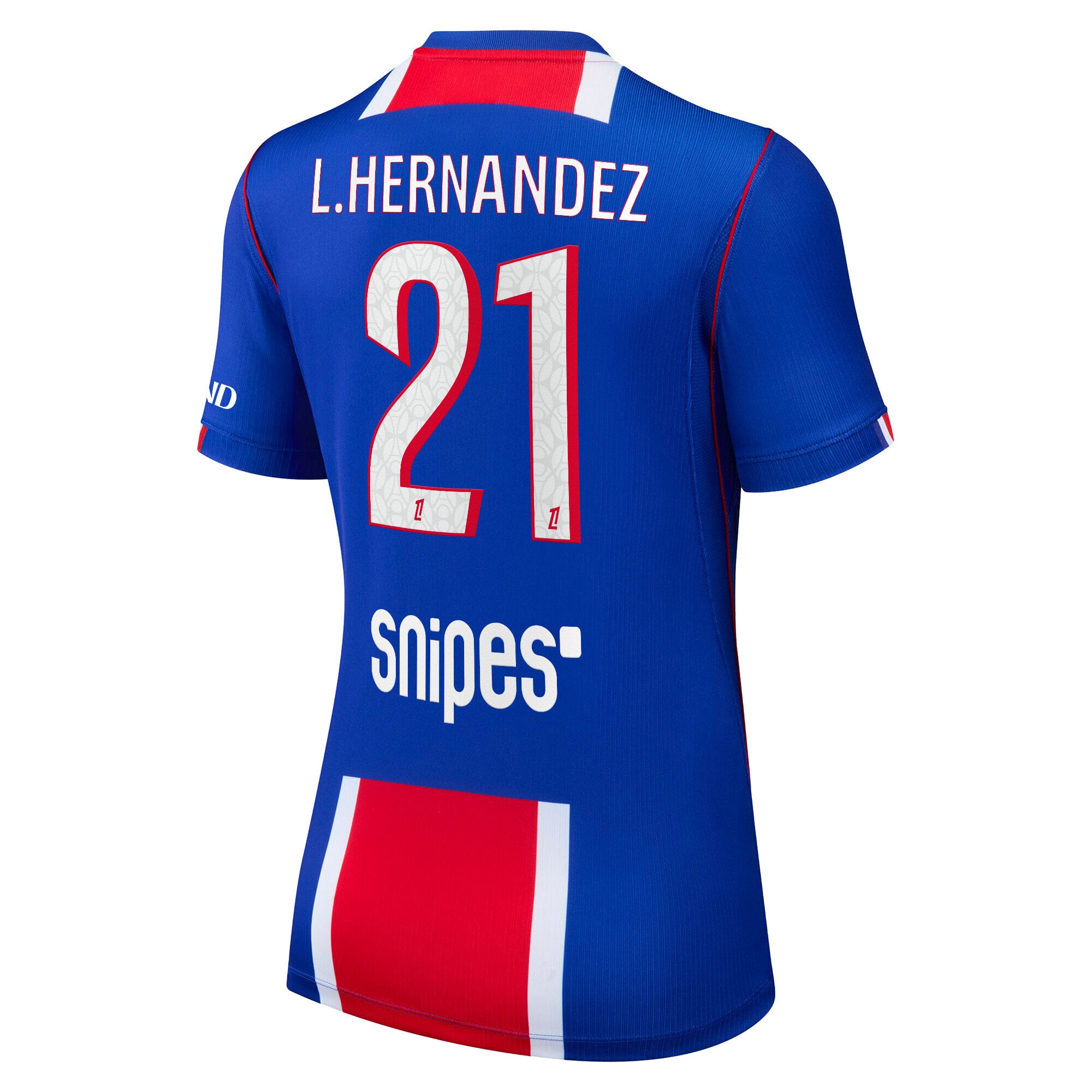 PSG Nike Home Stadium Shirt 2026-27 - Womens with L.Hernandez 21 printing, , rebel_hi-res