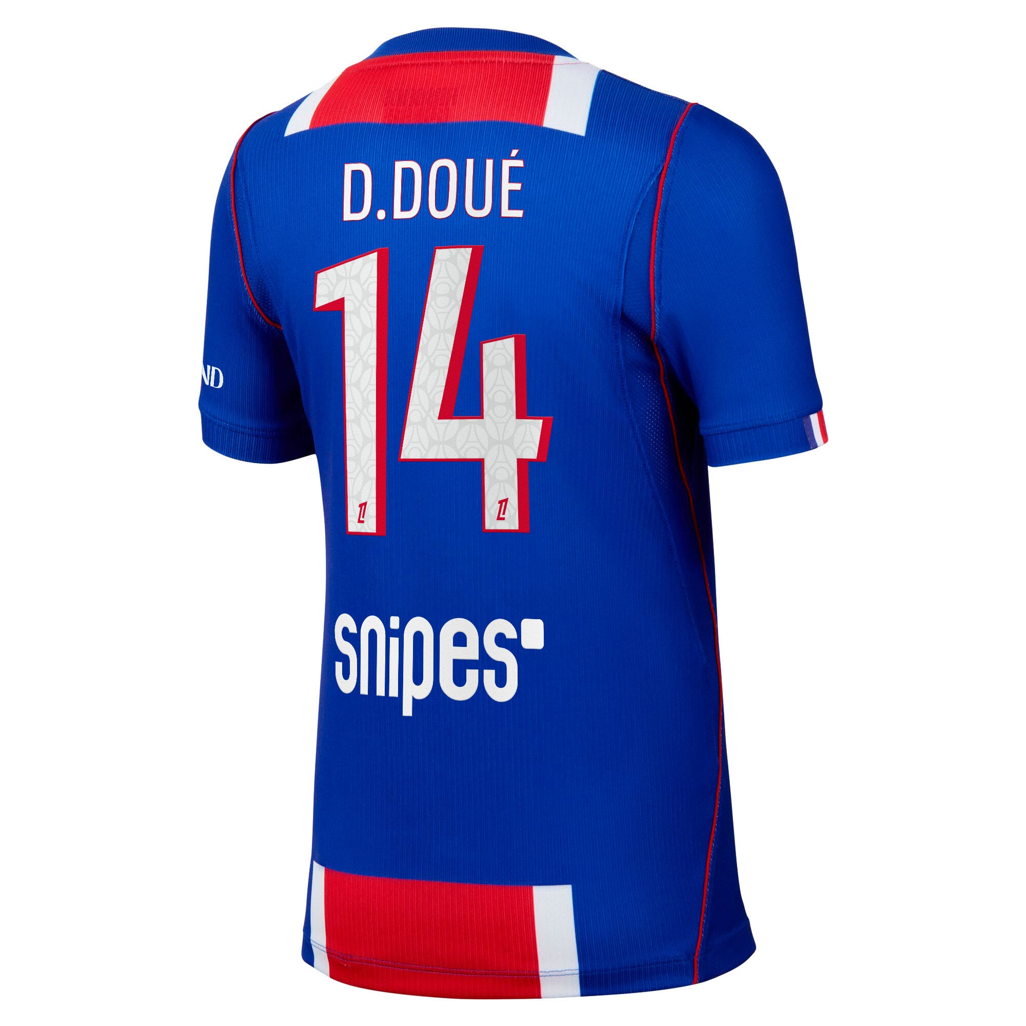 PSG Nike Home Stadium Shirt 2026-27 - Kids with D.Dou&eacute; 14 printing, , rebel_hi-res