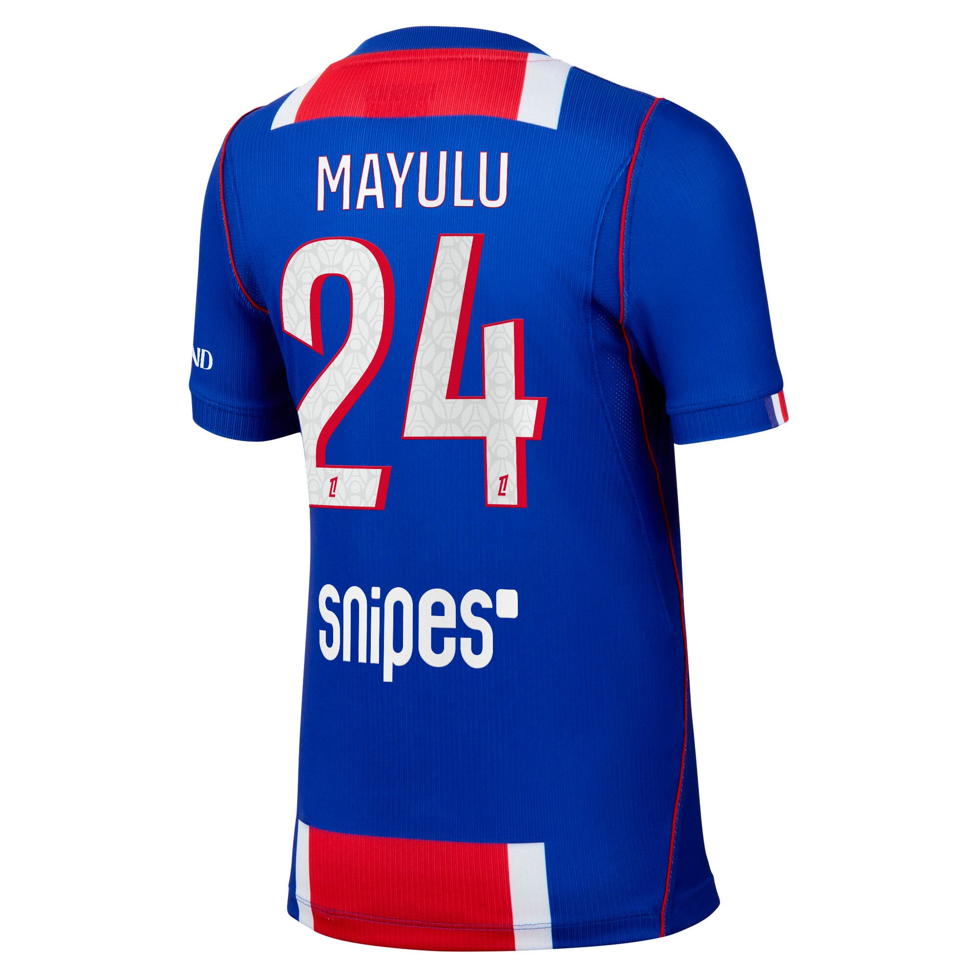 PSG Nike Home Stadium Shirt 2026-27 - Kids with Mayulu 24 printing, , rebel_hi-res