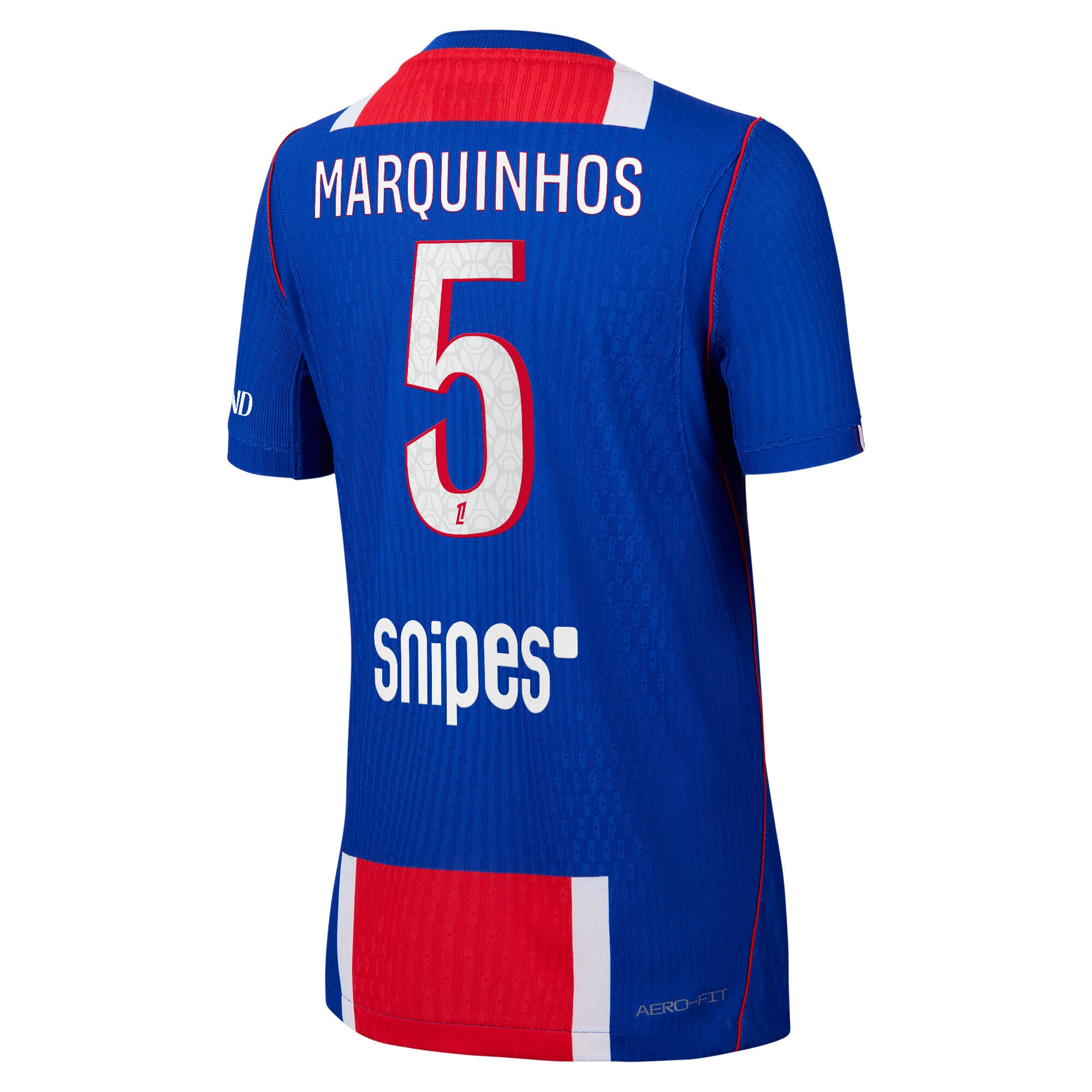 PSG Nike Home Aero-FIT Match Shirt 2026-27 - Kids with Marquinhos 5 printing, , rebel_hi-res
