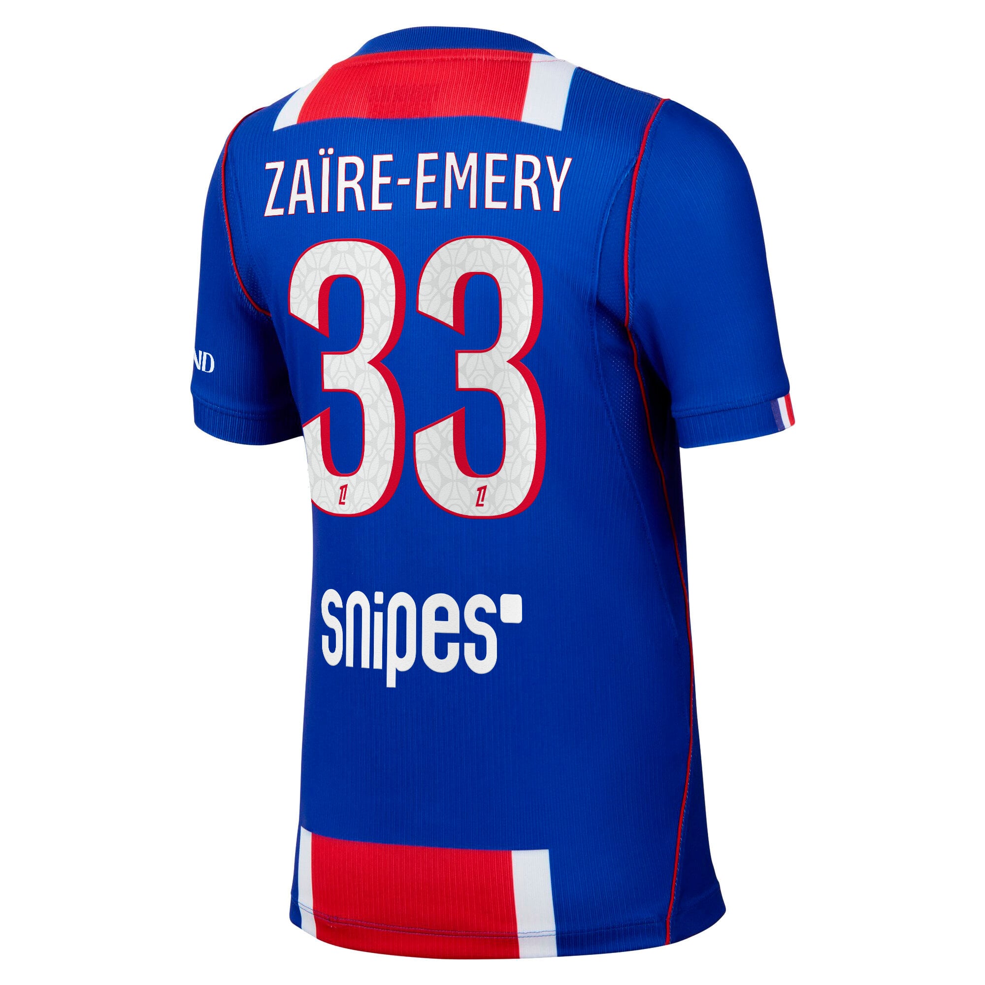PSG Nike Home Stadium Shirt 2026-27 - Kids with Za&iuml;re-Emery 33 printing, , rebel_hi-res