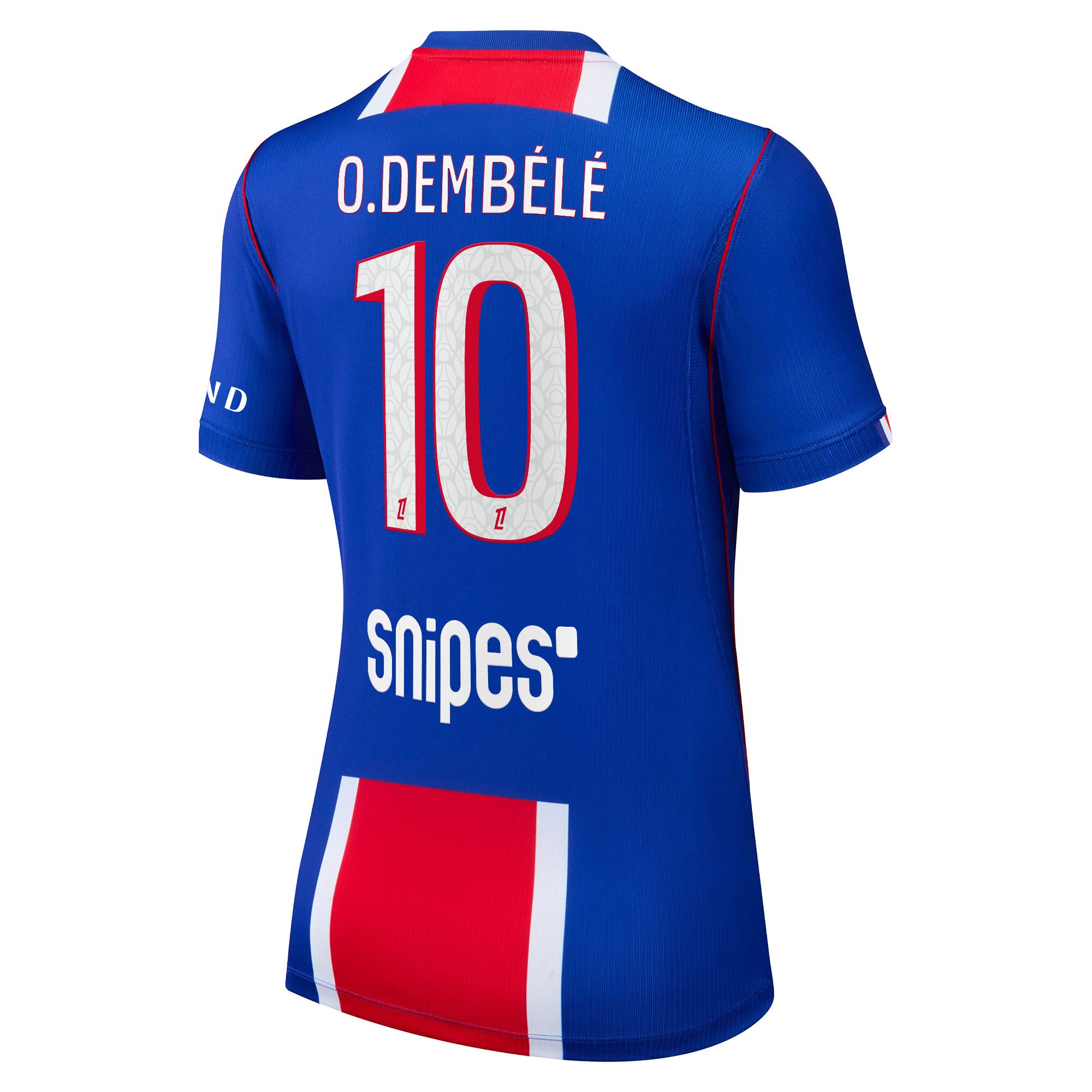 PSG Nike Home Stadium Shirt 2026-27 - Womens with O.Demb&eacute;l&eacute; 10 printing, , rebel_hi-res