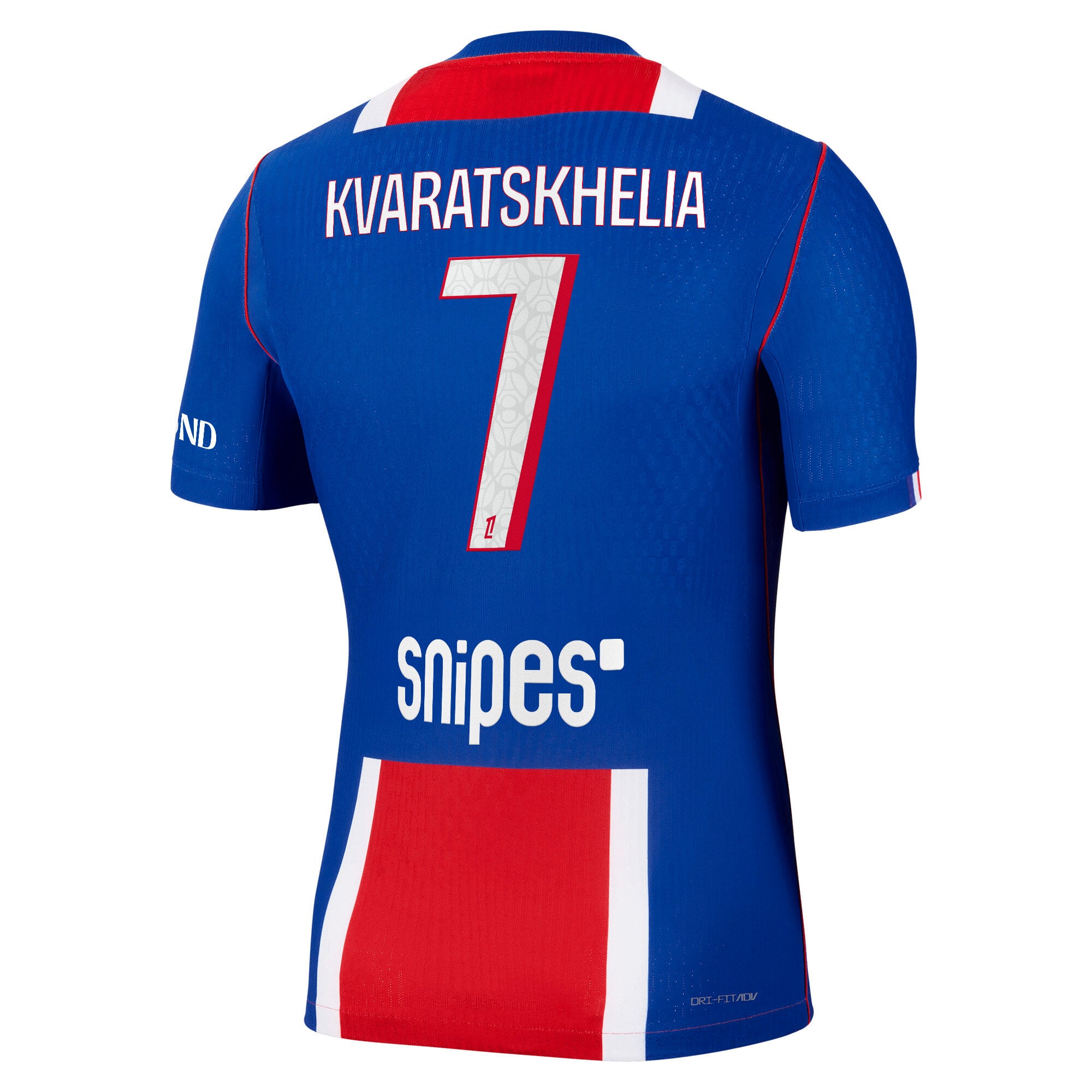PSG Nike Home Aero-FIT Match Shirt 2026-27 with Kvaratskhelia 7 printing, , rebel_hi-res