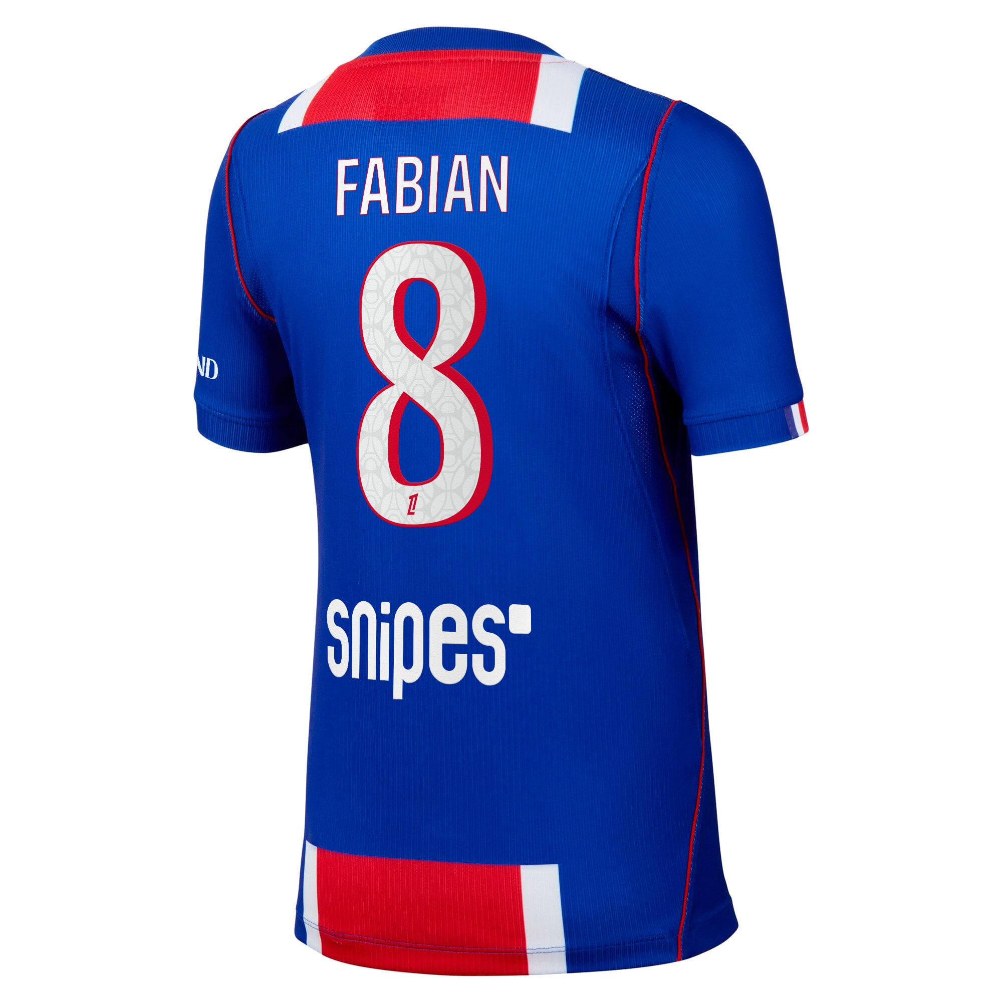 PSG Nike Home Stadium Shirt 2026-27 - Kids with Fabian 8 printing, , rebel_hi-res
