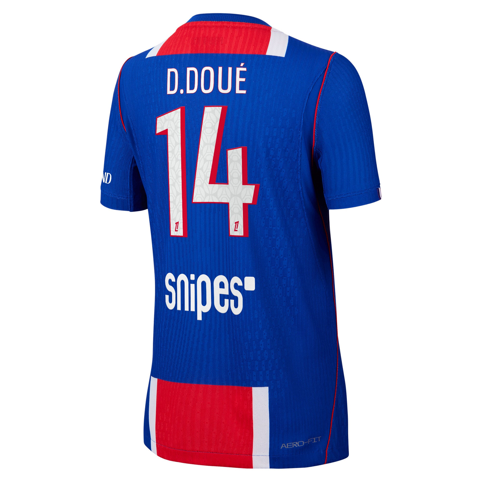 PSG Nike Home Aero-FIT Match Shirt 2026-27 - Kids with D.Dou&eacute; 14 printing, , rebel_hi-res