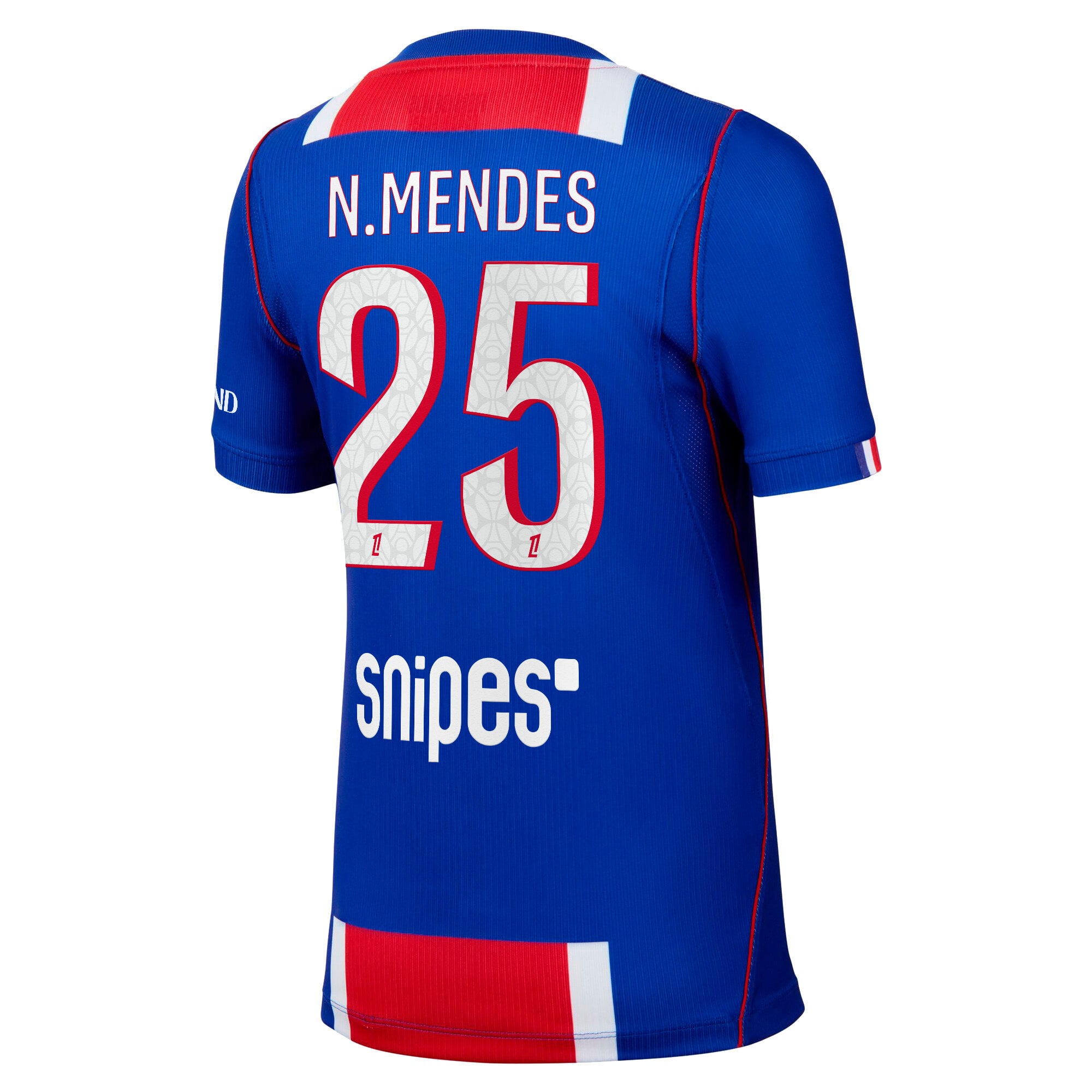 PSG Nike Home Stadium Shirt 2026-27 - Kids with N.Mendes 25 printing, , rebel_hi-res