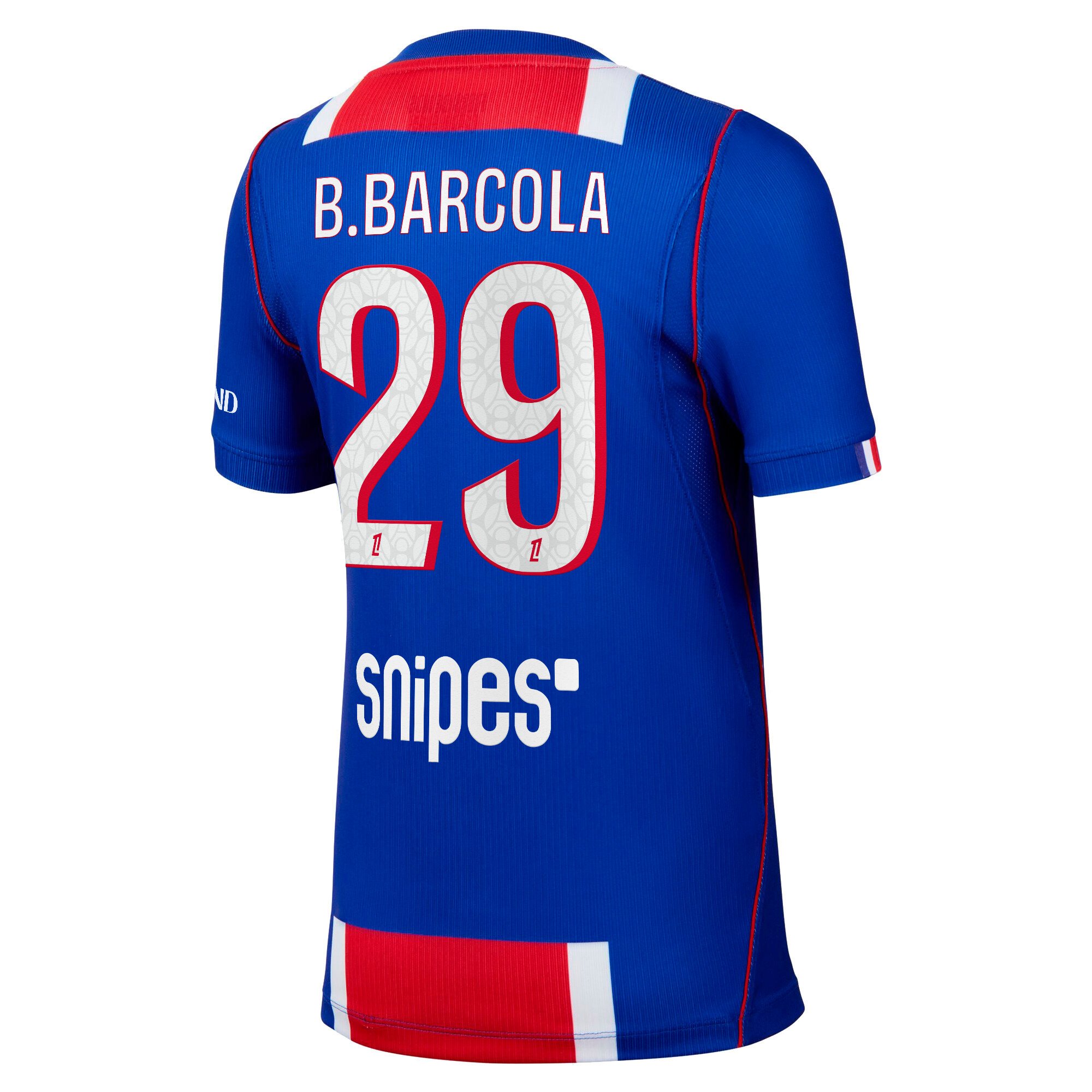 PSG Nike Home Stadium Shirt 2026-27 - Kids with B.Barcola 29 printing, , rebel_hi-res