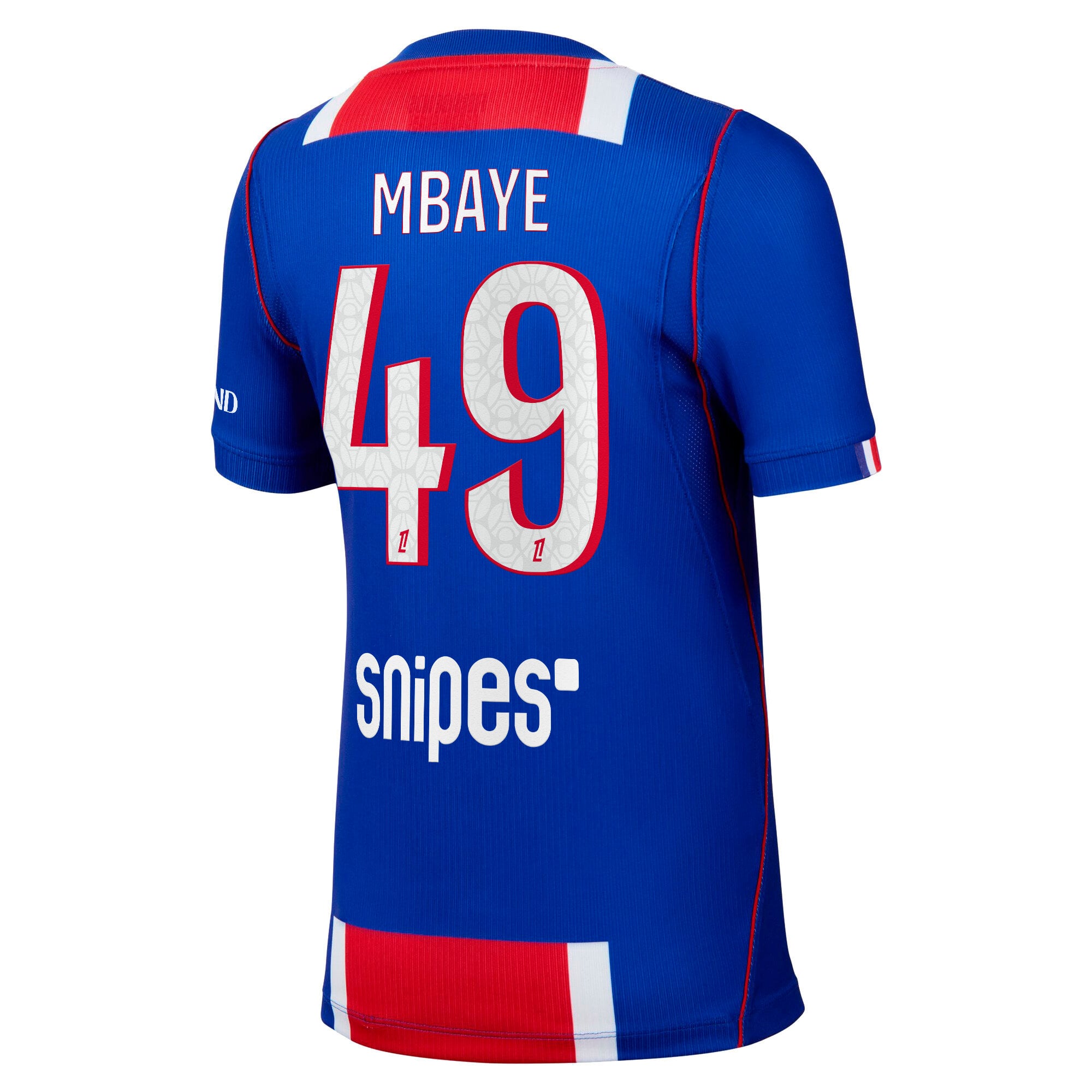 PSG Nike Home Stadium Shirt 2026-27 - Kids with Mbaye 49 printing, , rebel_hi-res