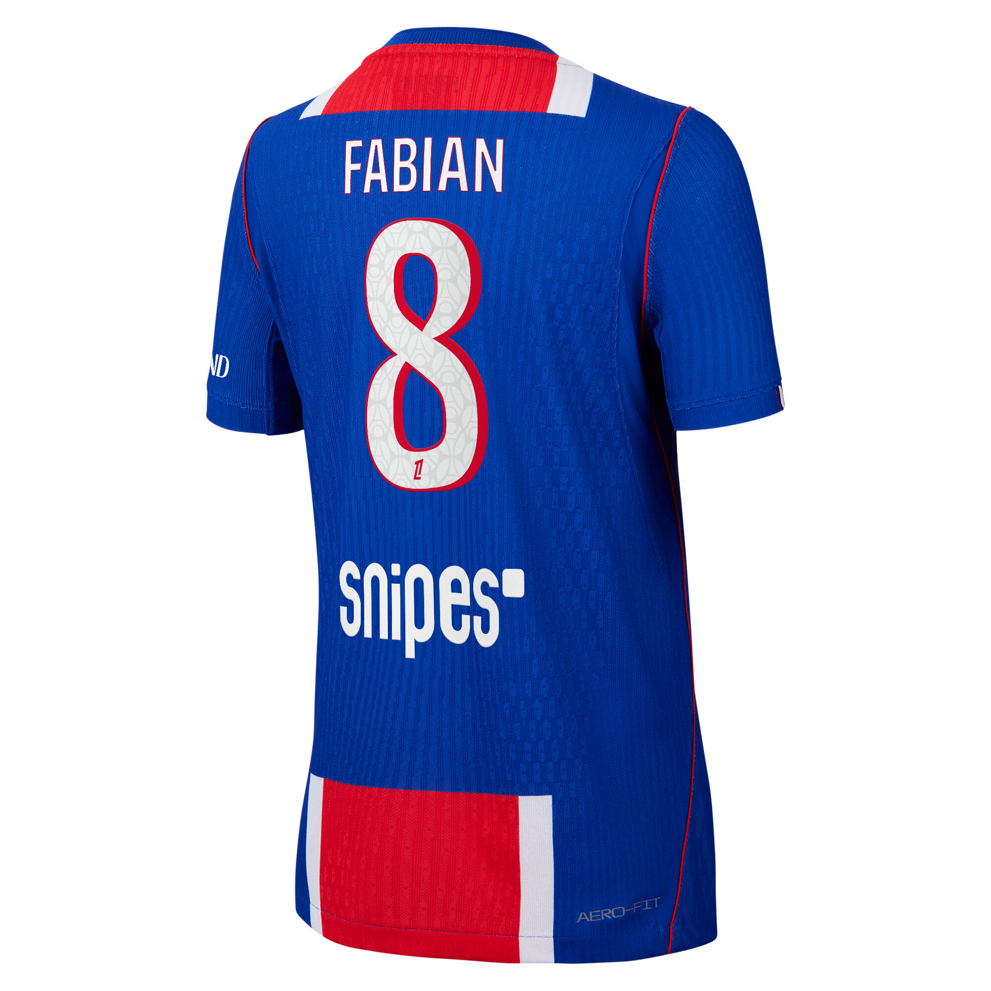 PSG Nike Home Aero-FIT Match Shirt 2026-27 - Kids with Fabian 8 printing, , rebel_hi-res