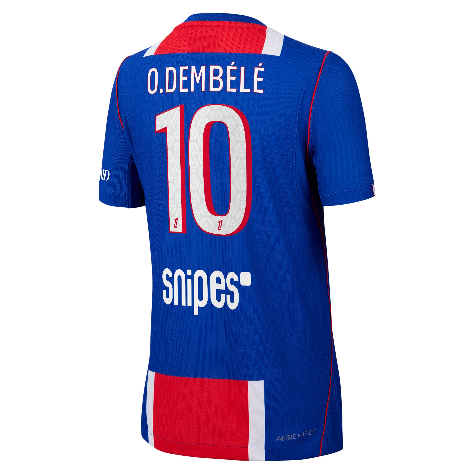 PSG Nike Home Aero-FIT Match Shirt 2026-27 - Kids with O.Demb&eacute;l&eacute; 10 printing, , rebel_hi-res