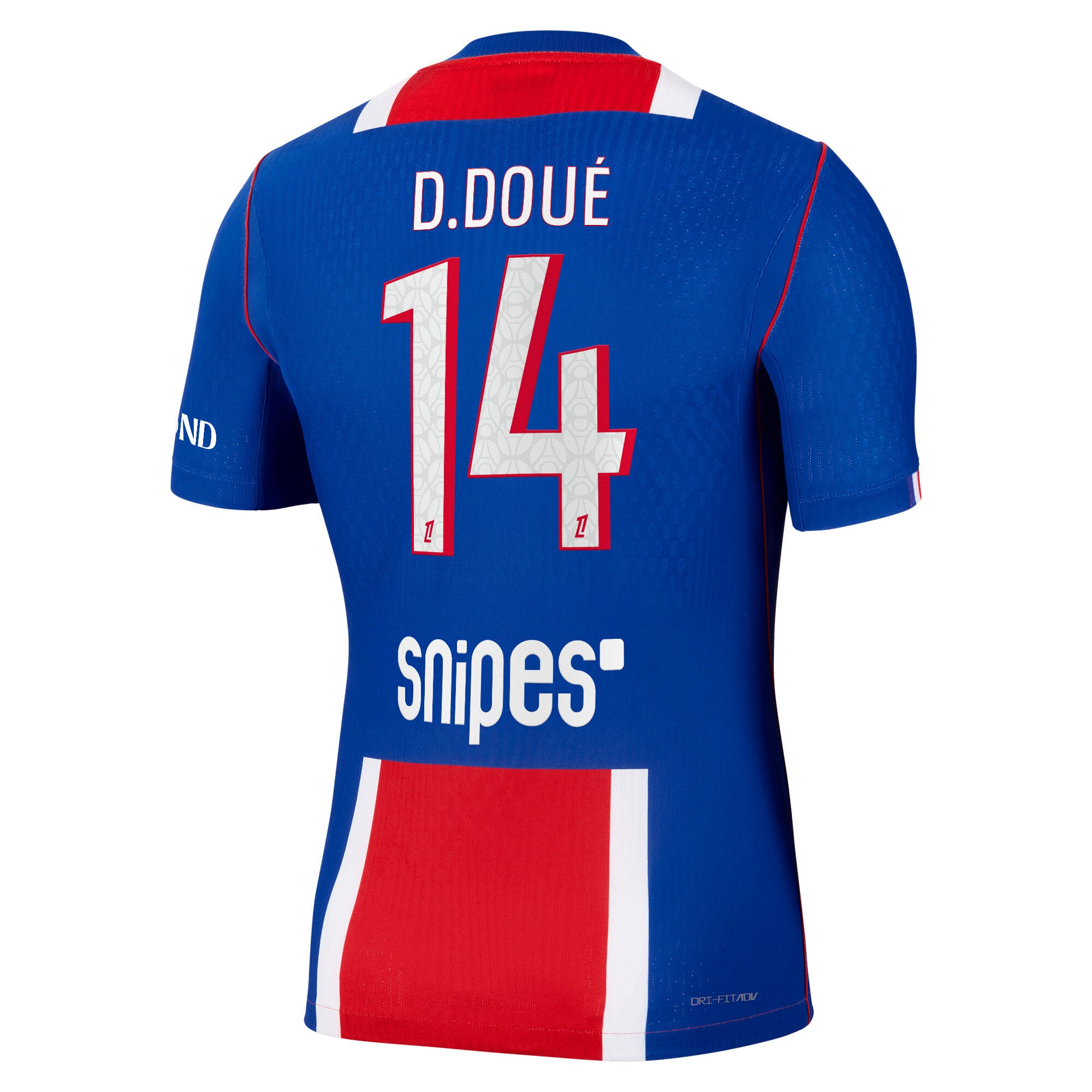 PSG Nike Home Aero-FIT Match Shirt 2026-27 with D.Dou&eacute; 14 printing, , rebel_hi-res